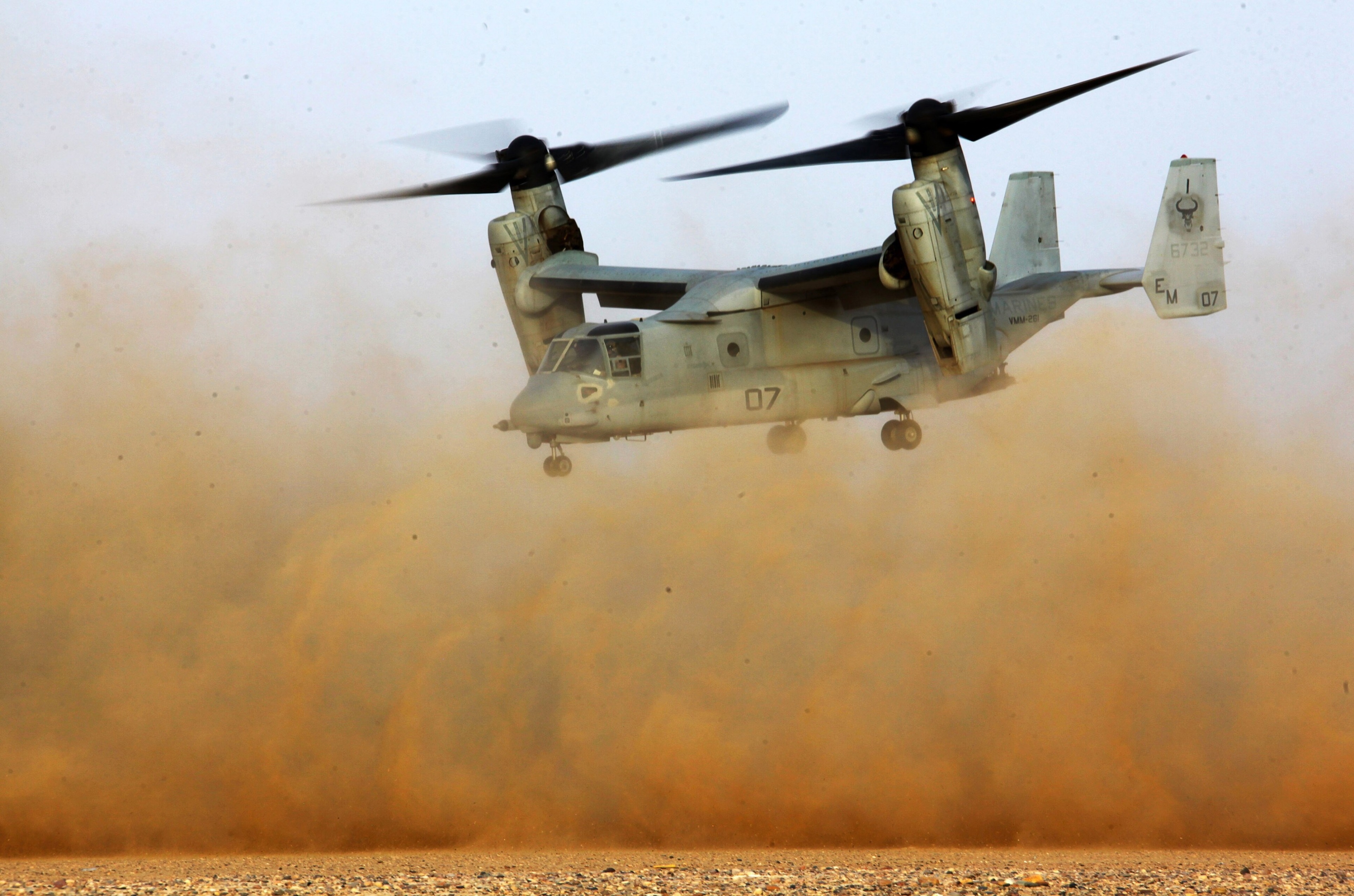 MV-22 Osprey aircraft in 4K HD Wallpaper