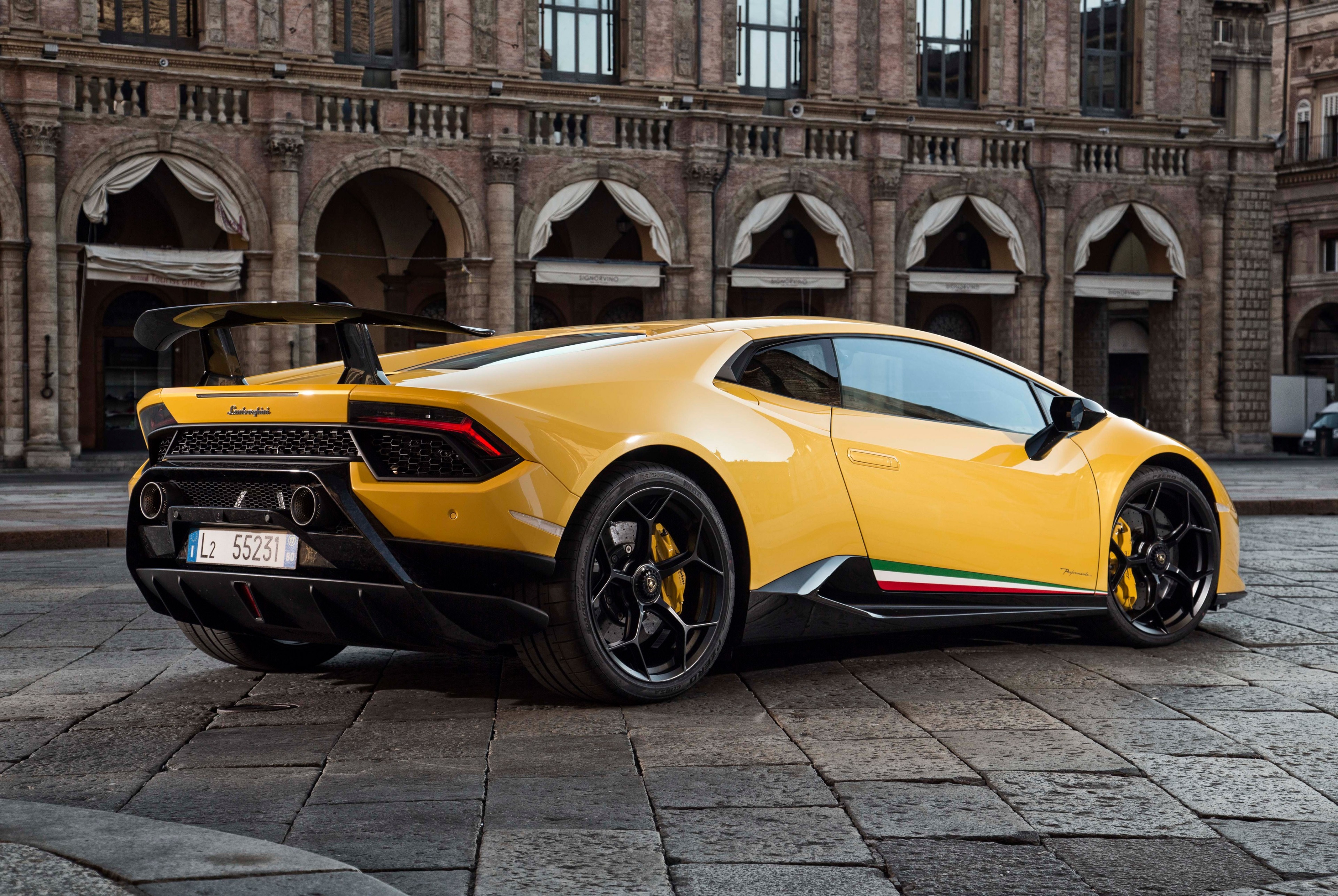Yellow Lamborghini Huracan Performante 4K HD Wallpaper
