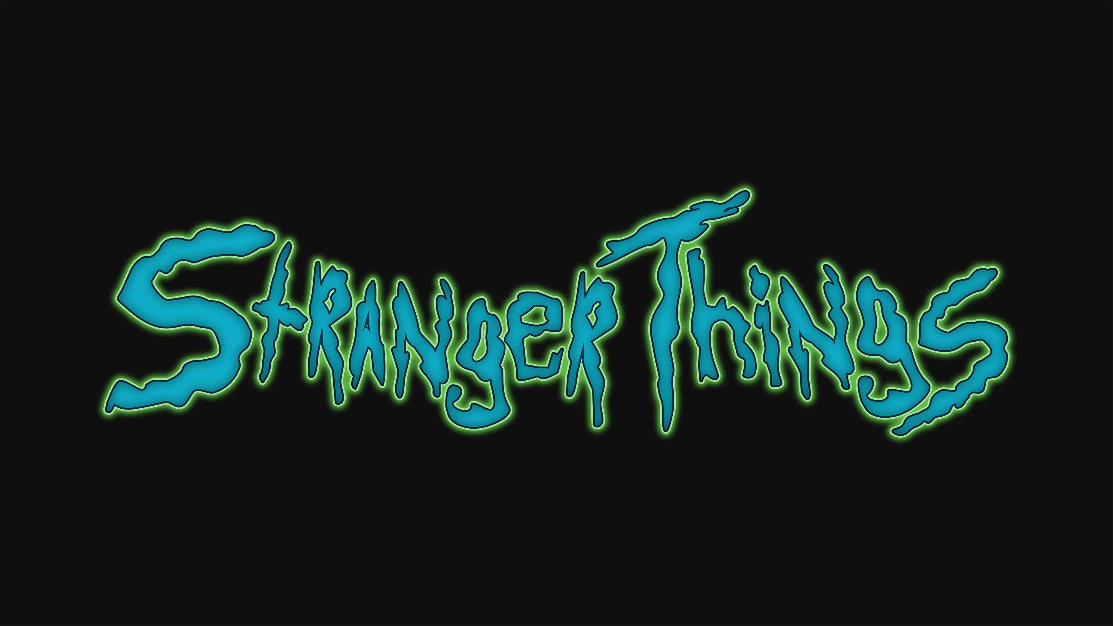 Stranger Things logo 4K HD Wallpaper
