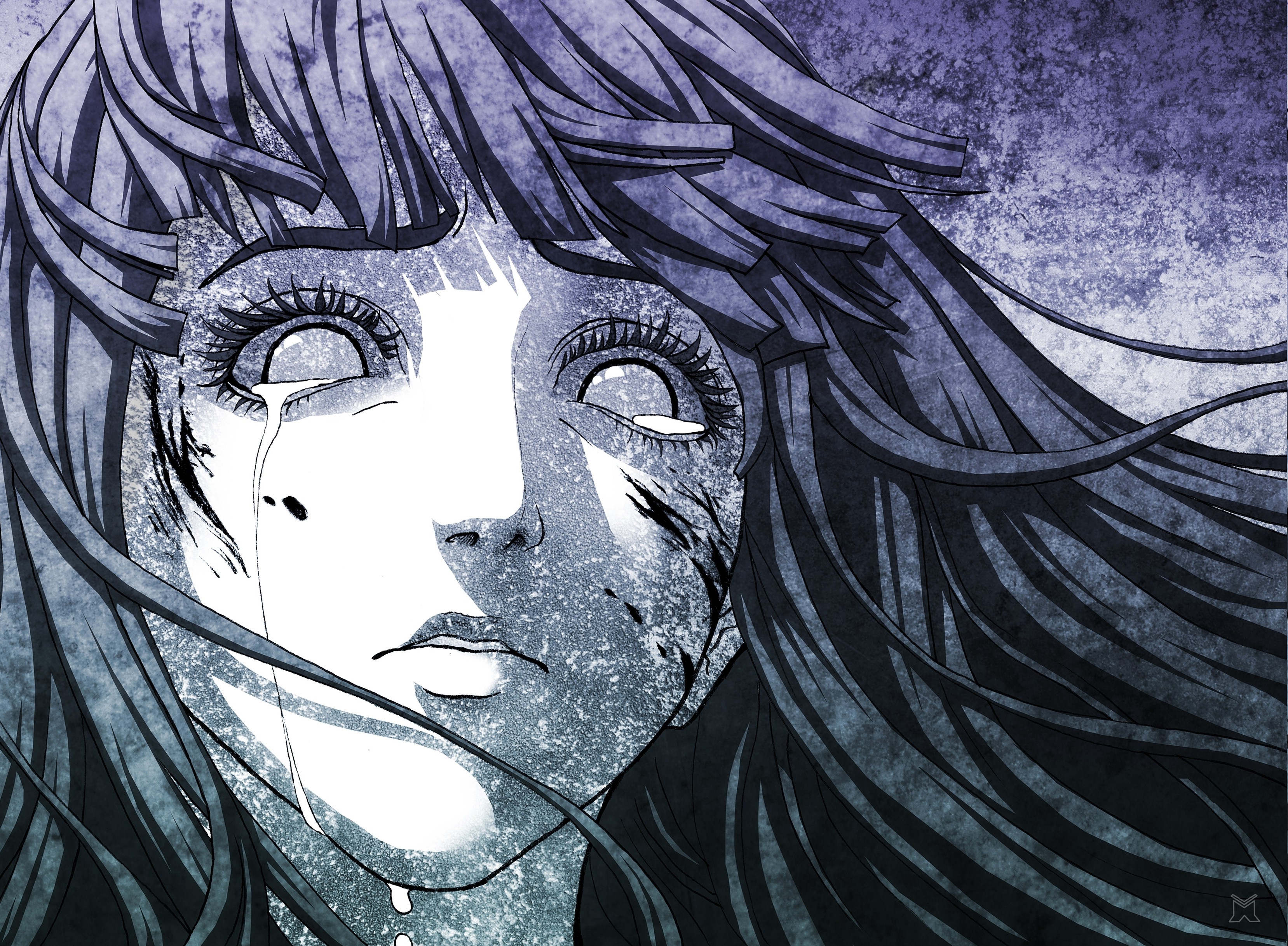 Hyuuga Hinata from Naruto Shippuden crying HD Wallpaper
