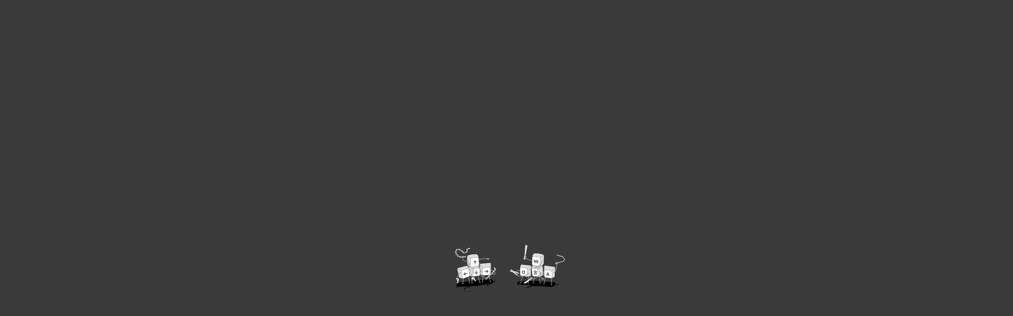 Keyboard keys characters playing HD Wallpaper
