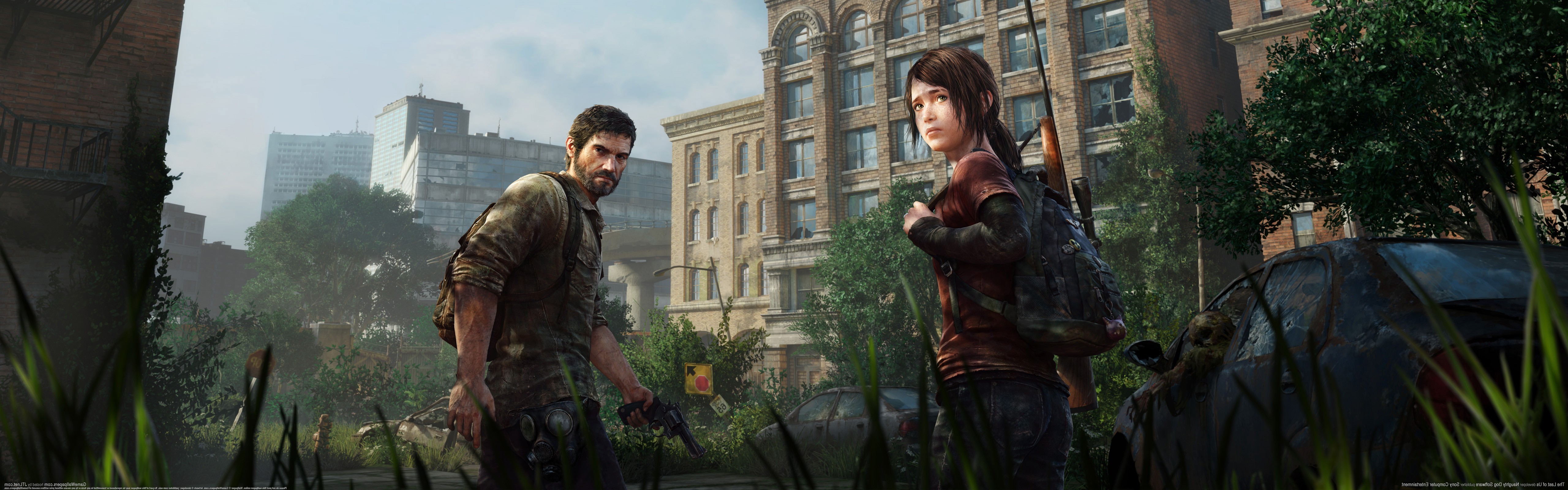Joel and Ellie from The Last of Us HD Wallpaper