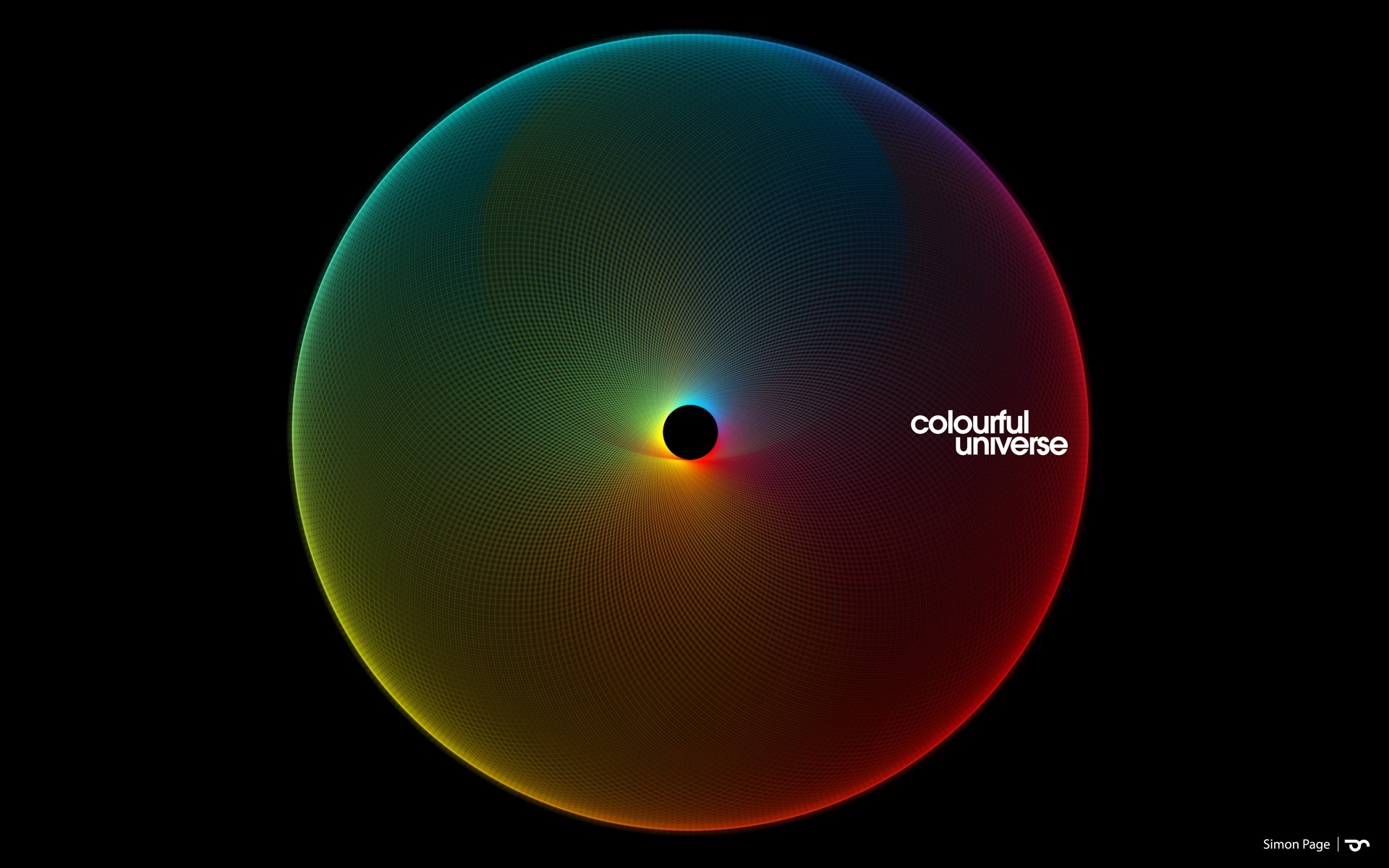Colourful Universe by Simon Page HD Wallpaper