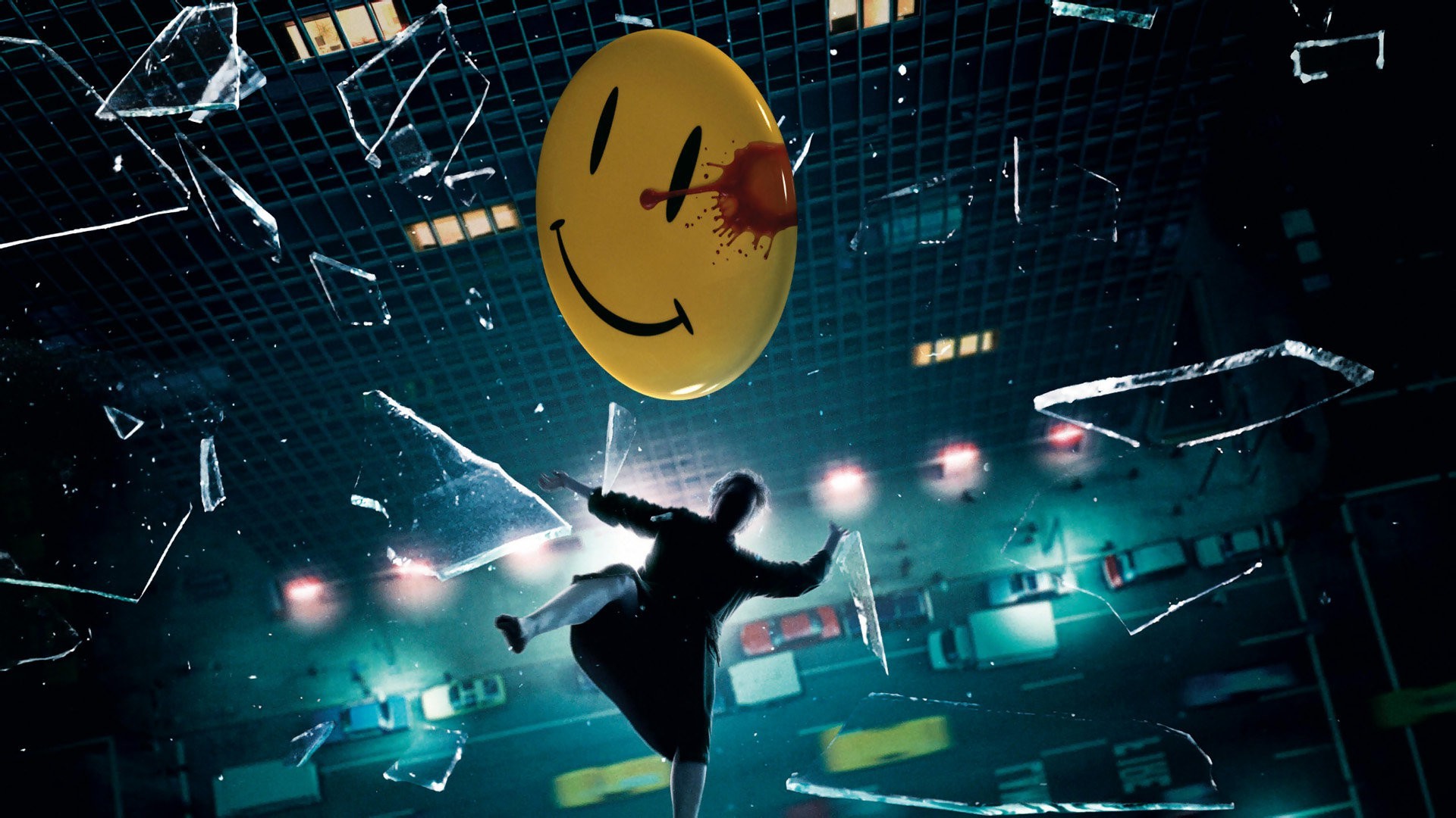 Watchmen The Comedian's Badge Falling HD Wallpaper