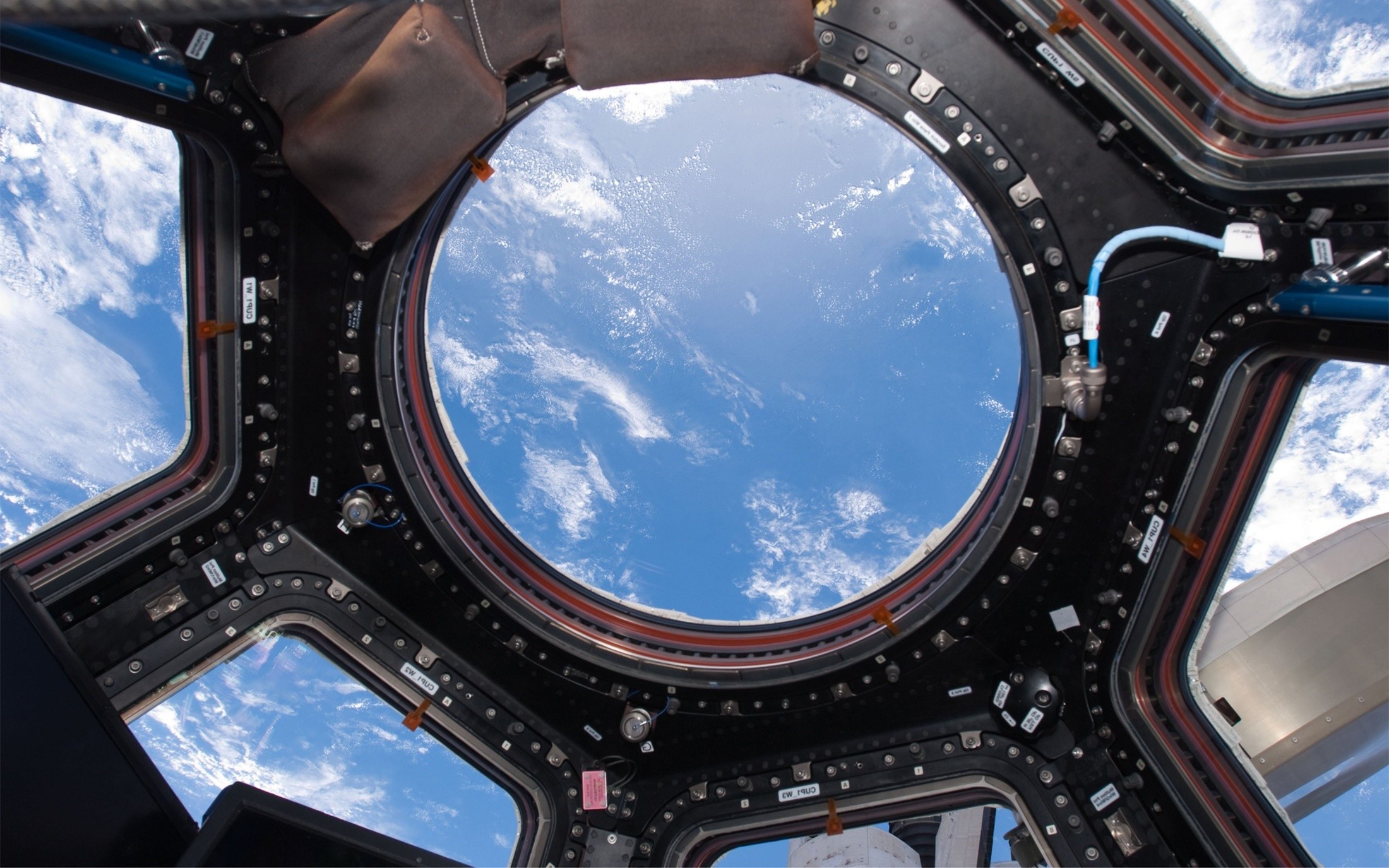 View of Earth from the International Space Station Cupola HD Wallpaper
