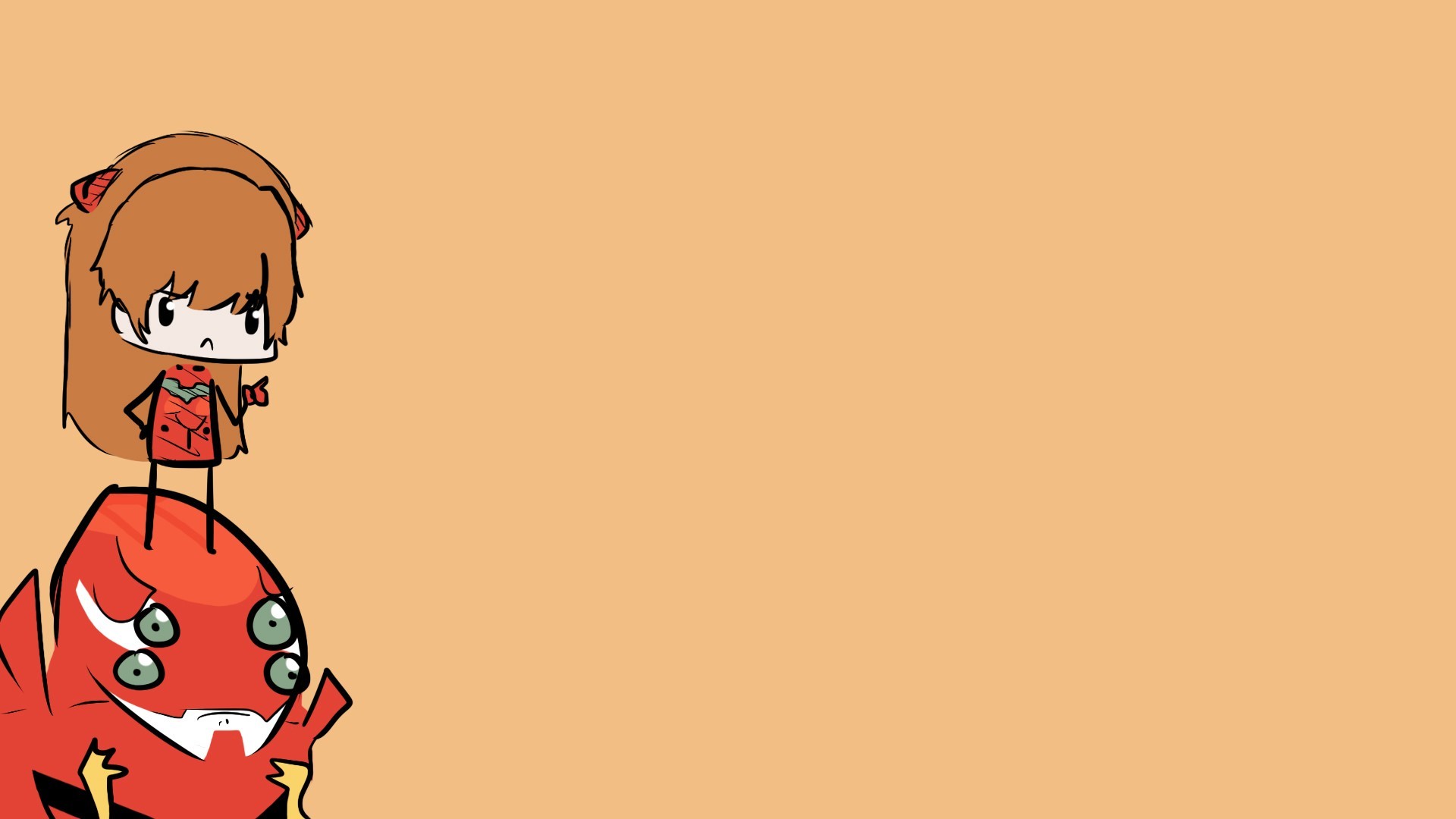 Asuka Langley Soryu from Neon Genesis Evangelion HD Wallpaper
