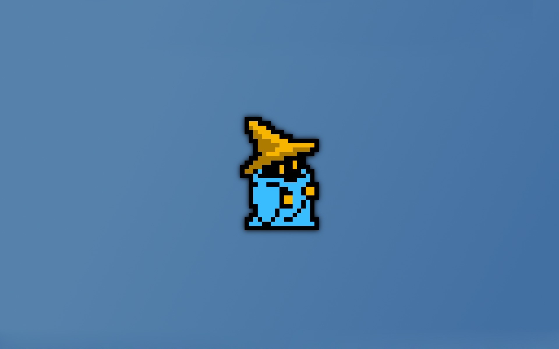 Black Mage from Final Fantasy pixel art HD Wallpaper