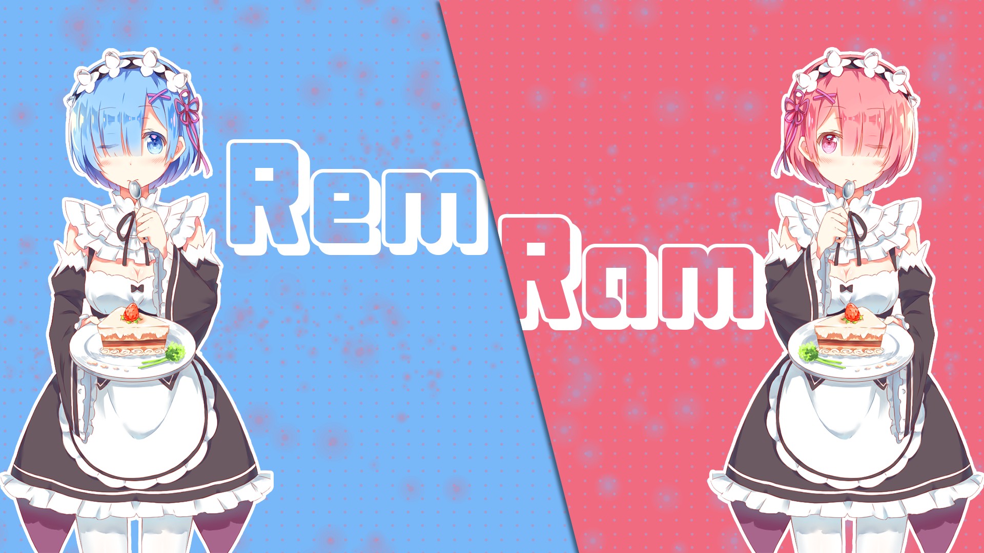 Rem and Ram from Re:Zero HD Wallpaper