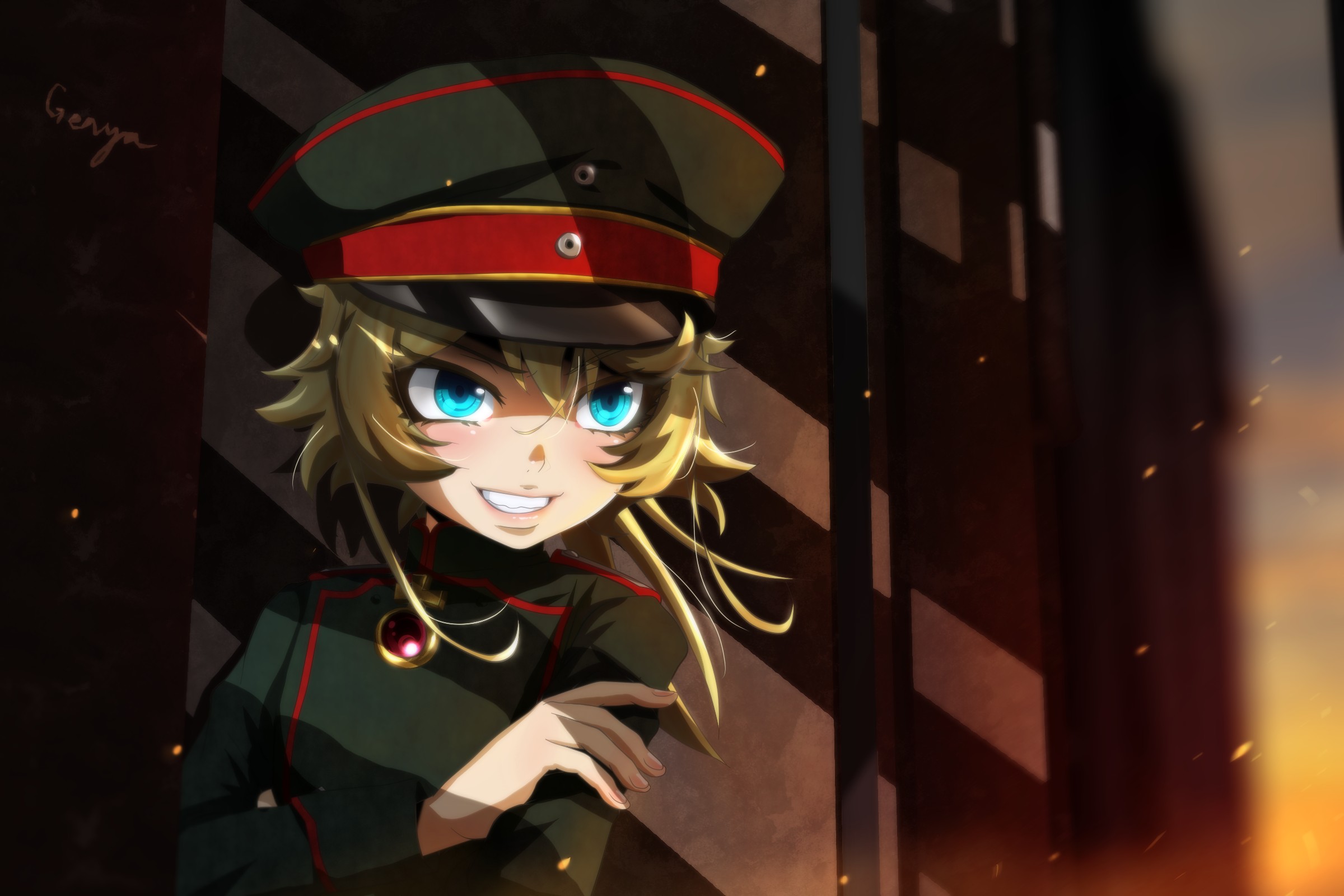 Tanya Degurechaff from Youjo Senki HD Wallpaper