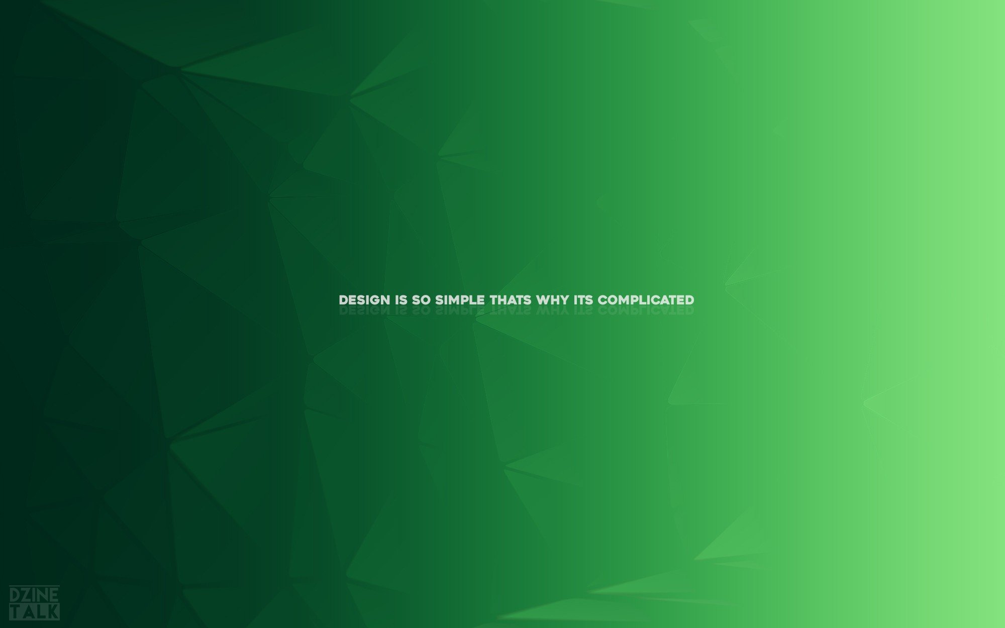 Design is so simple thats why its complicated quote HD Wallpaper