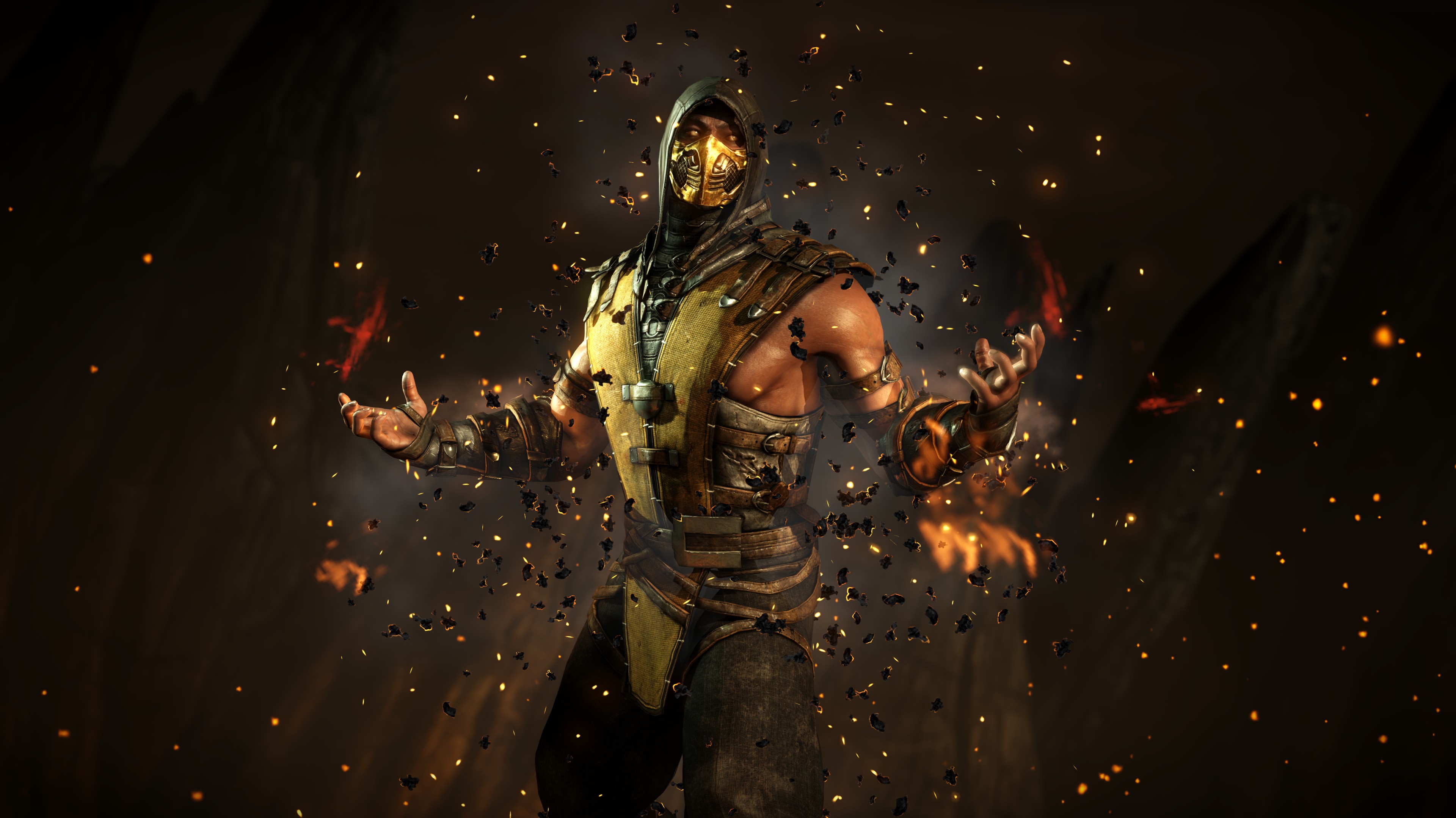 Scorpion from Mortal Kombat X 4K HD Wallpaper