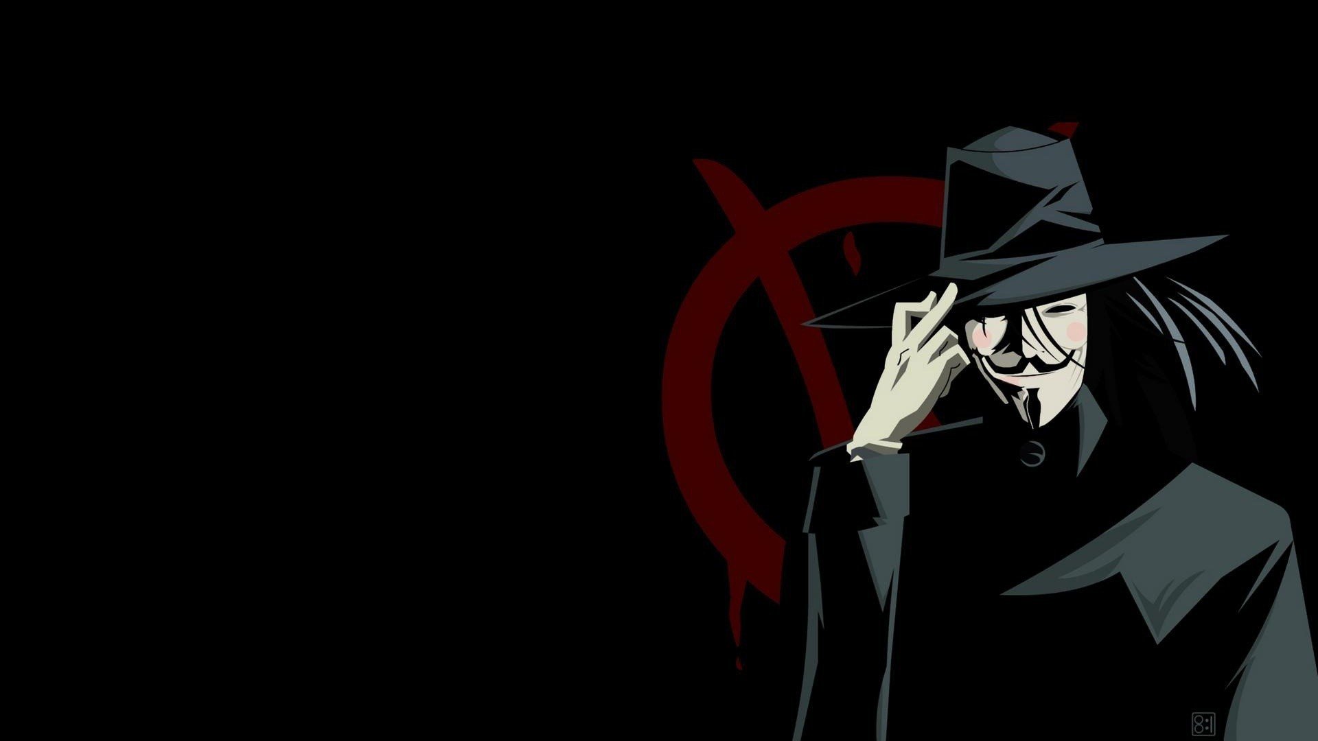 V from V for Vendetta HD Wallpaper