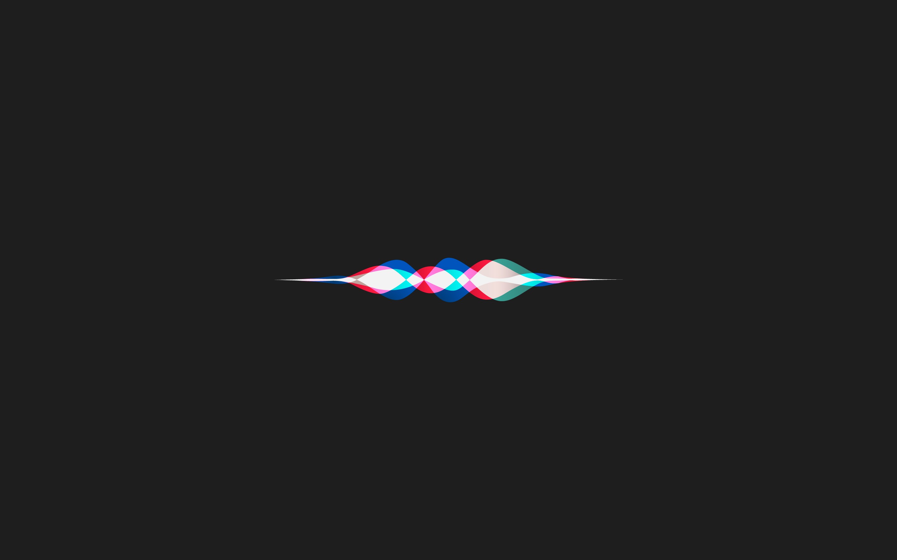 Siri sound wave visualization HD Wallpaper