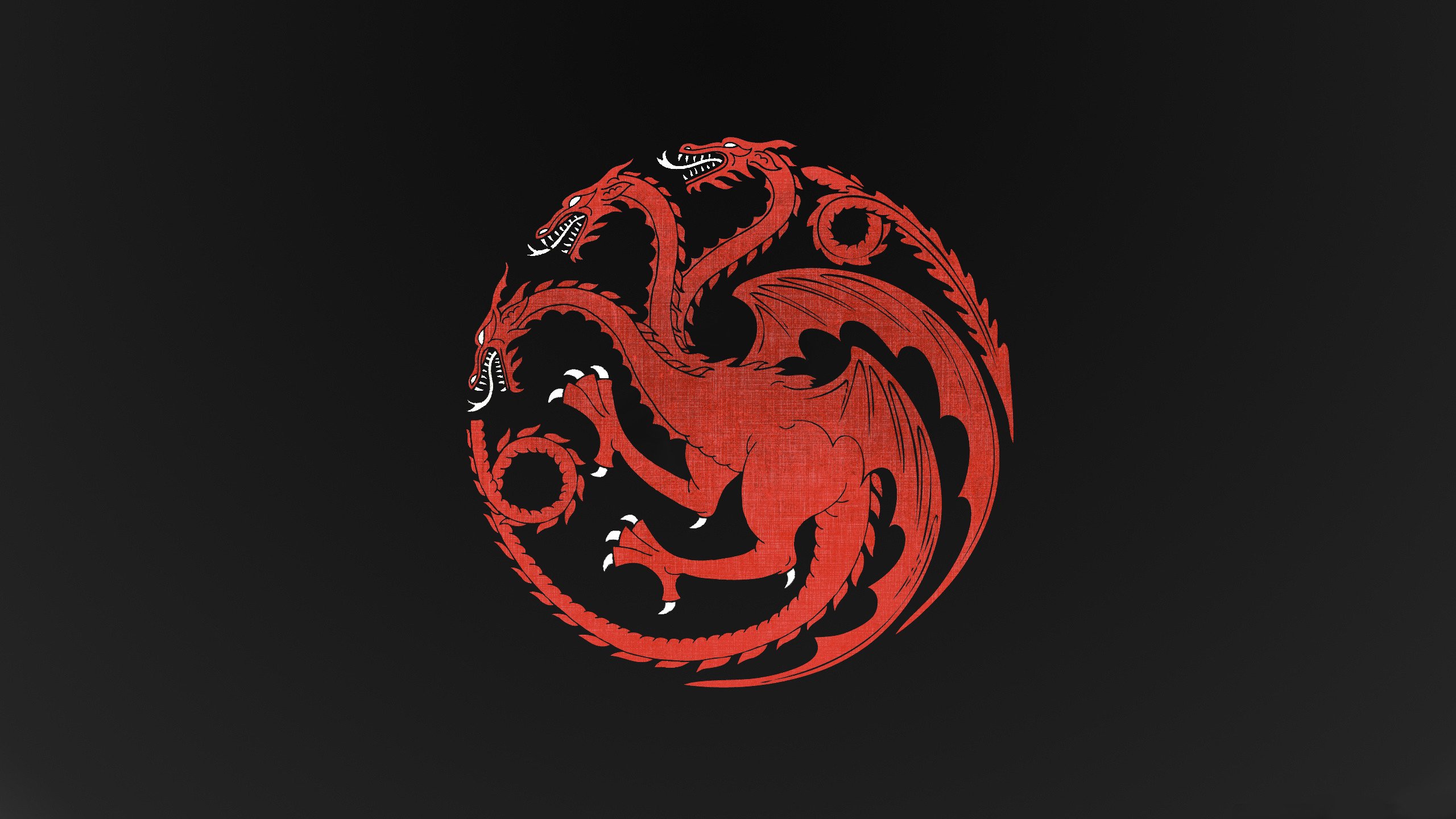 House Targaryen three-headed dragon sigil from Game of Thrones HD Wallpaper
