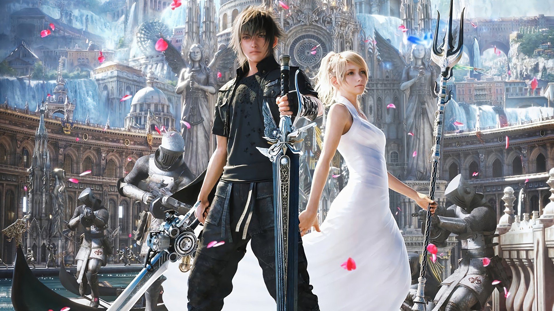 Noctis and Luna from Final Fantasy XV HD Wallpaper