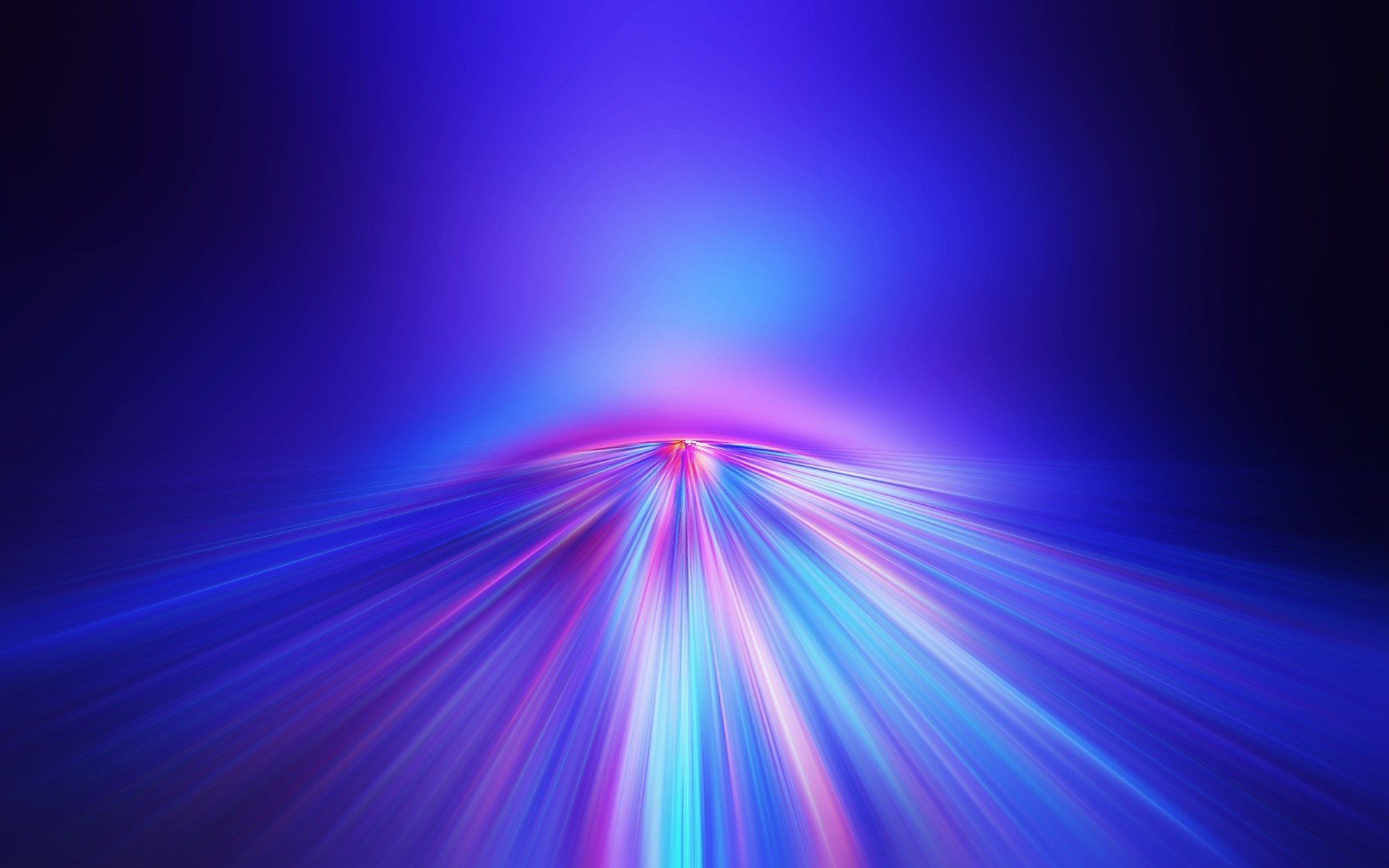 Abstract light streaks on a dark blue background HD Wallpaper