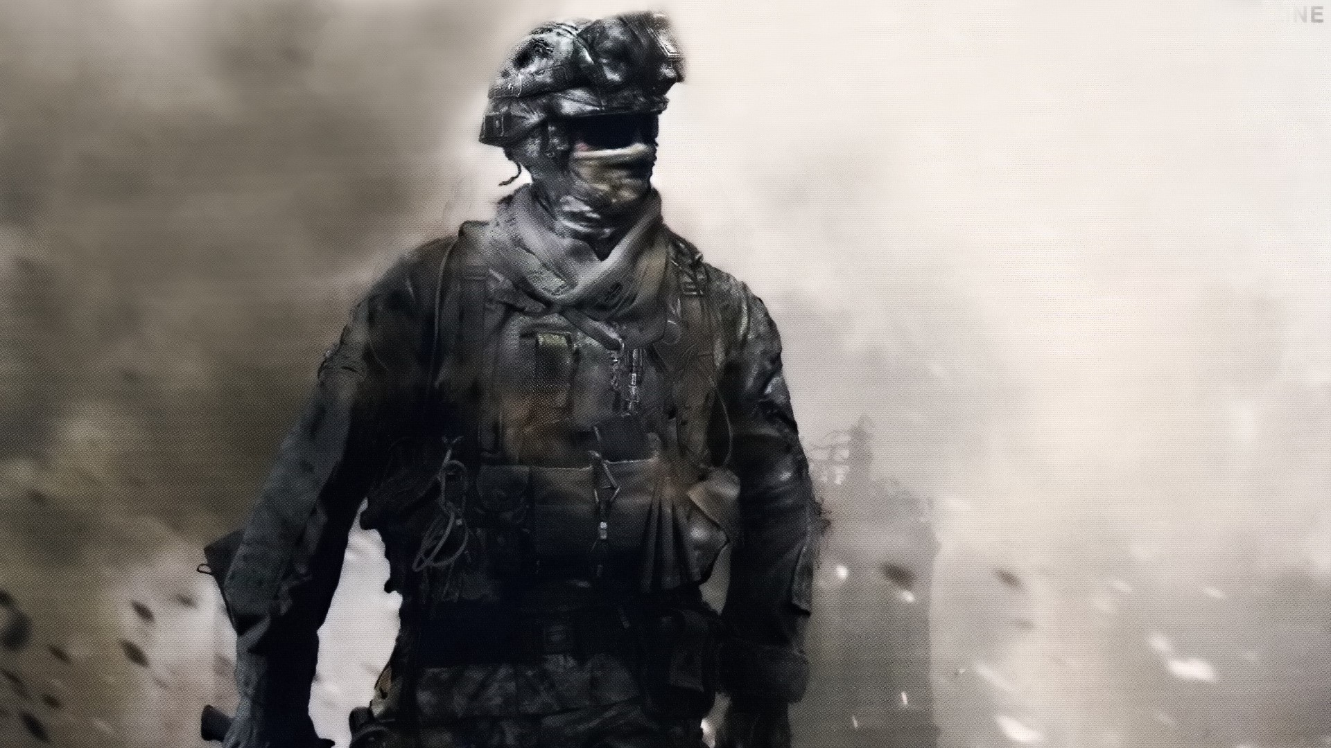 Soldier from Call of Duty wearing a mask and glasses HD Wallpaper