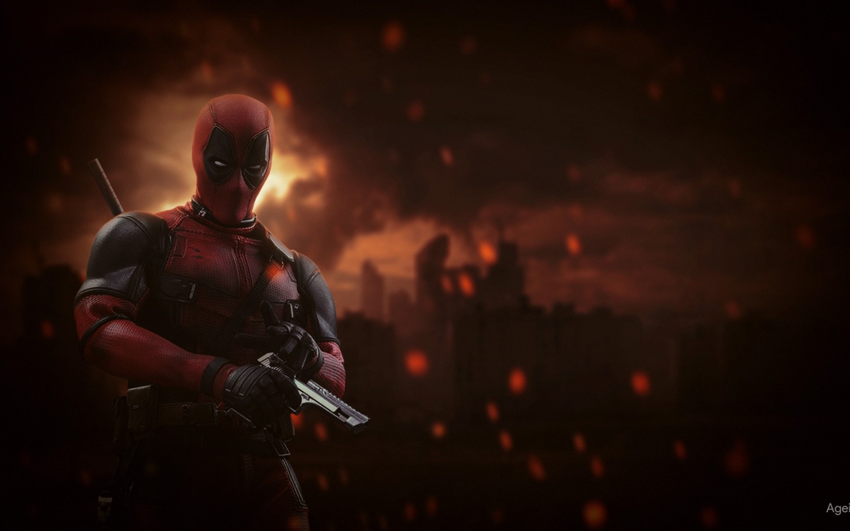 Deadpool from Marvel Comics HD Wallpaper