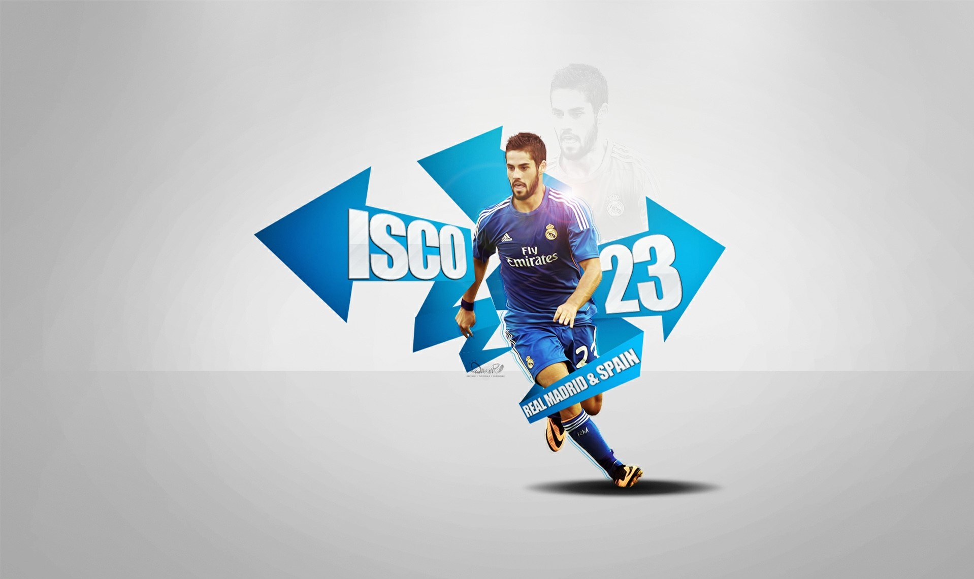 Isco Alarcón of Real Madrid HD Wallpaper