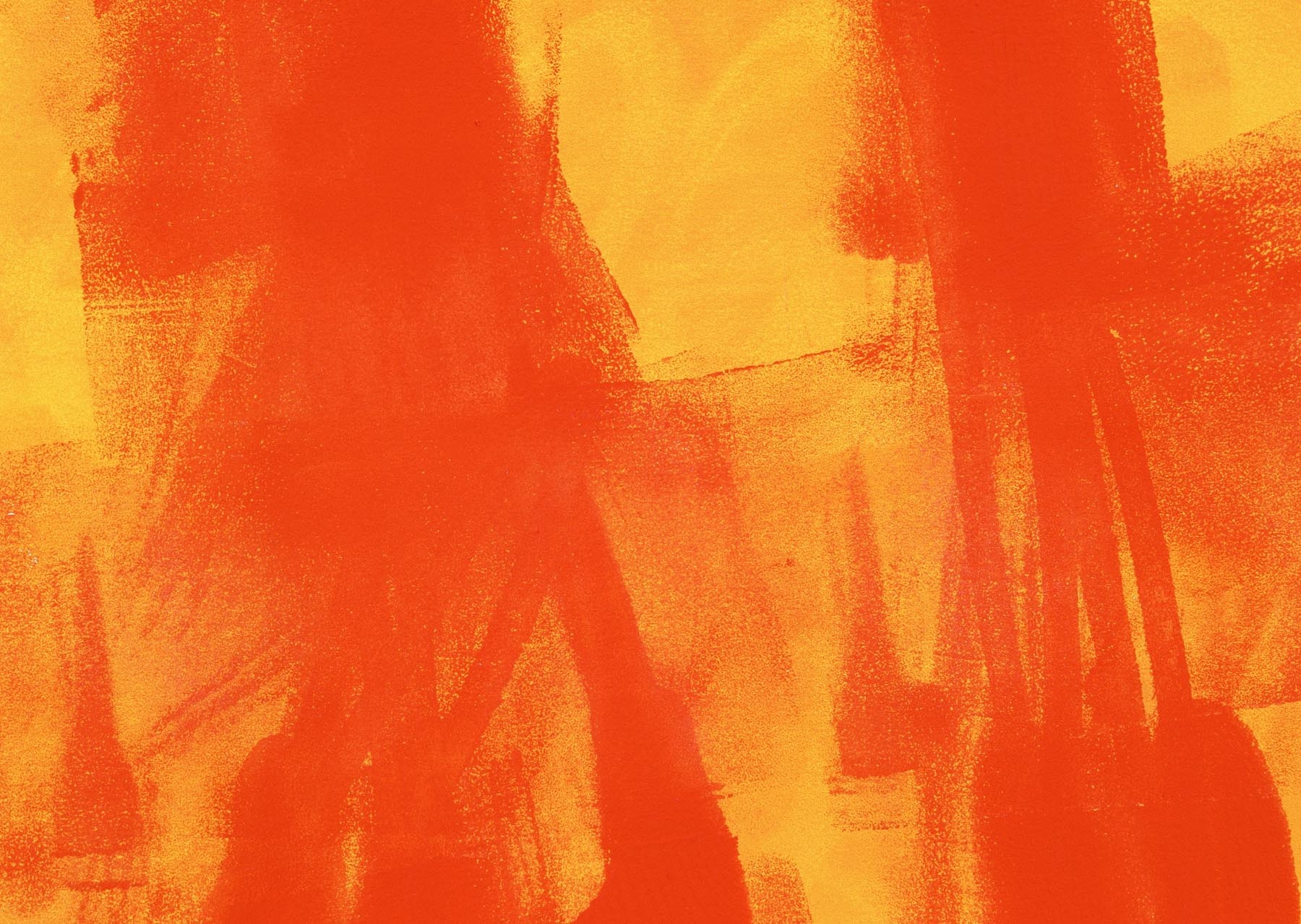 Abstract orange and red paint strokes texture HD Wallpaper
