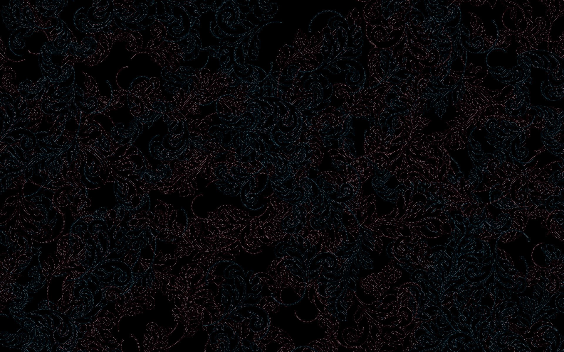 Dark floral pattern with shiny dots HD Wallpaper