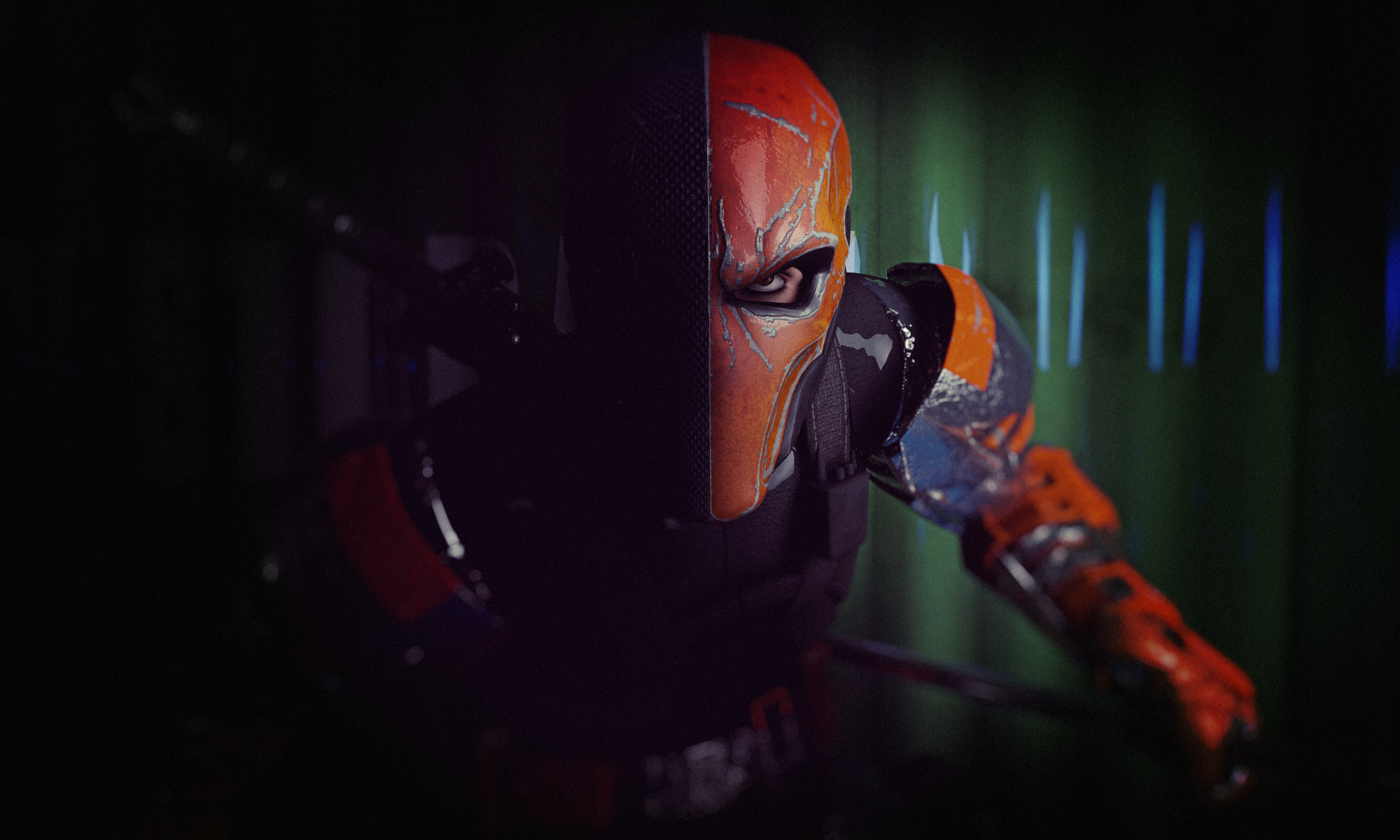 Deathstroke from DC Comics 4K HD Wallpaper