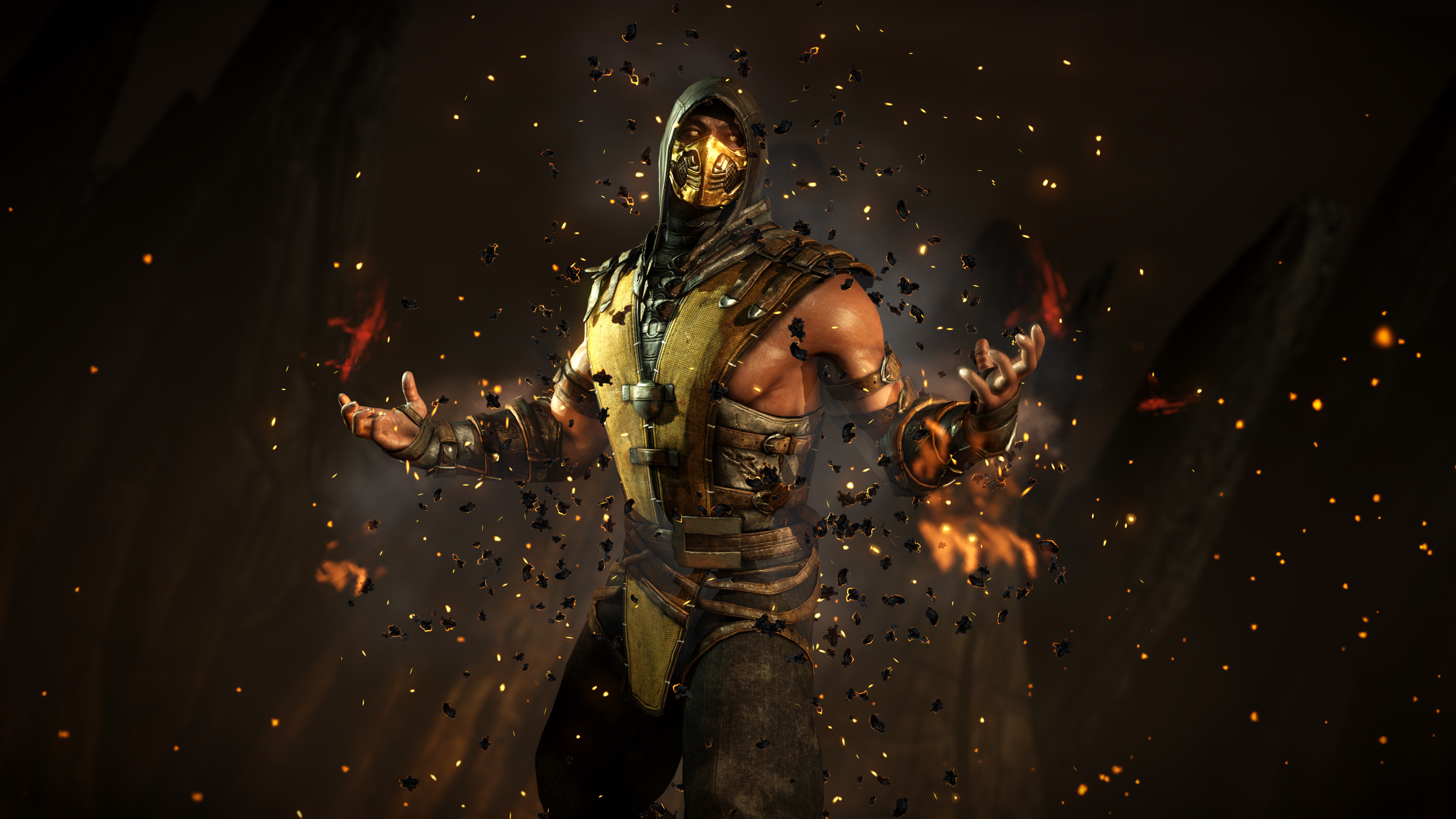 Scorpion from Mortal Kombat in 4K HD Wallpaper