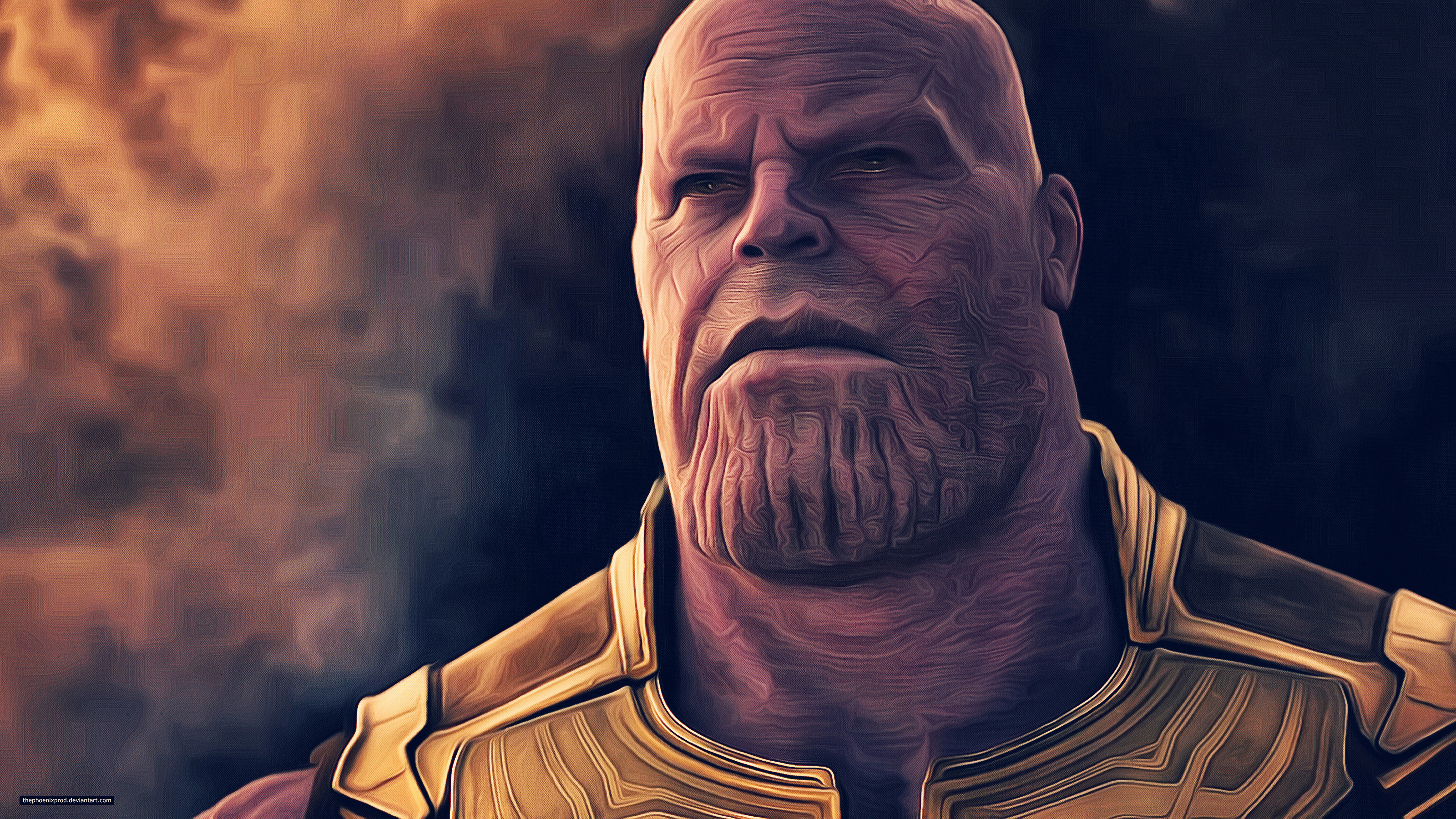 Thanos from Avengers Infinity War 4K HD Wallpaper