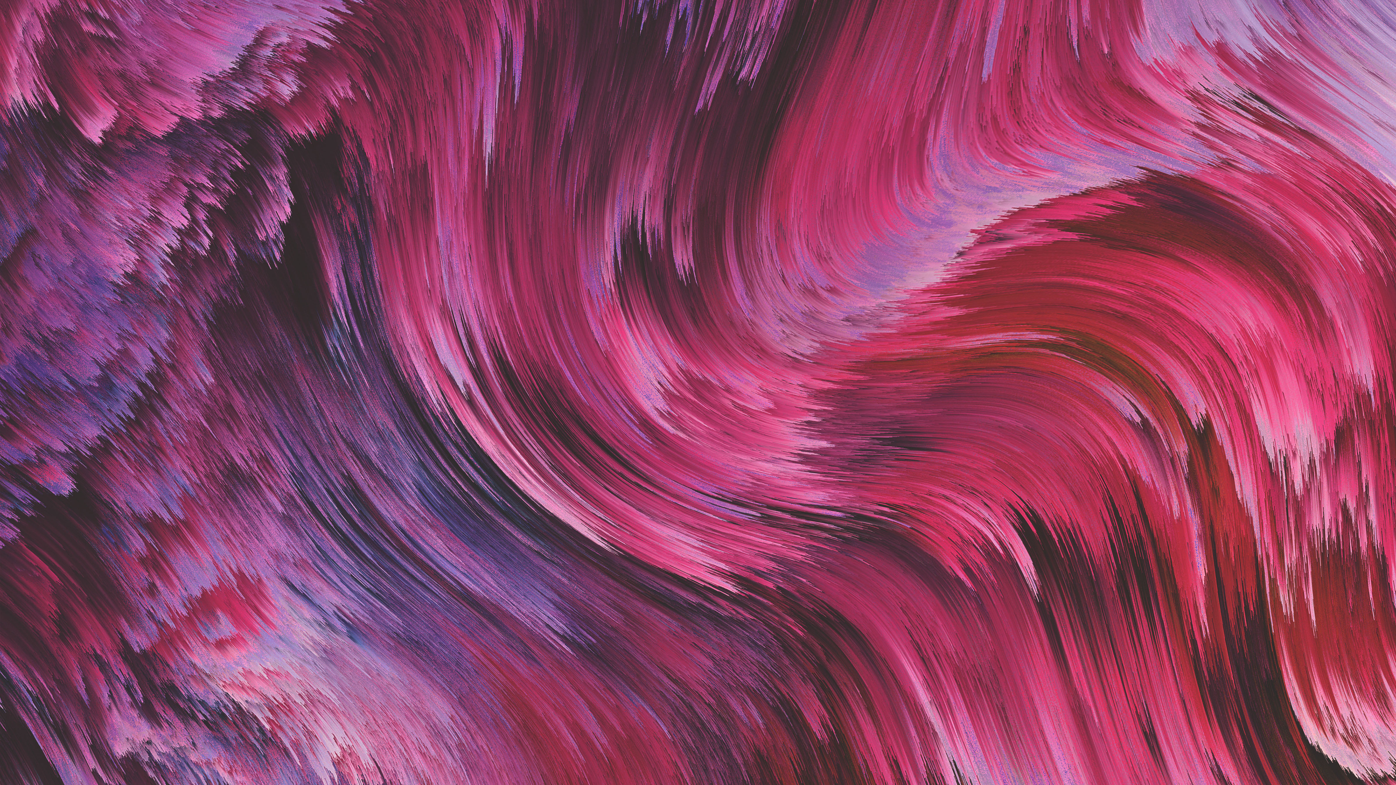 Abstract pink and purple swirling lines 4K HD Wallpaper