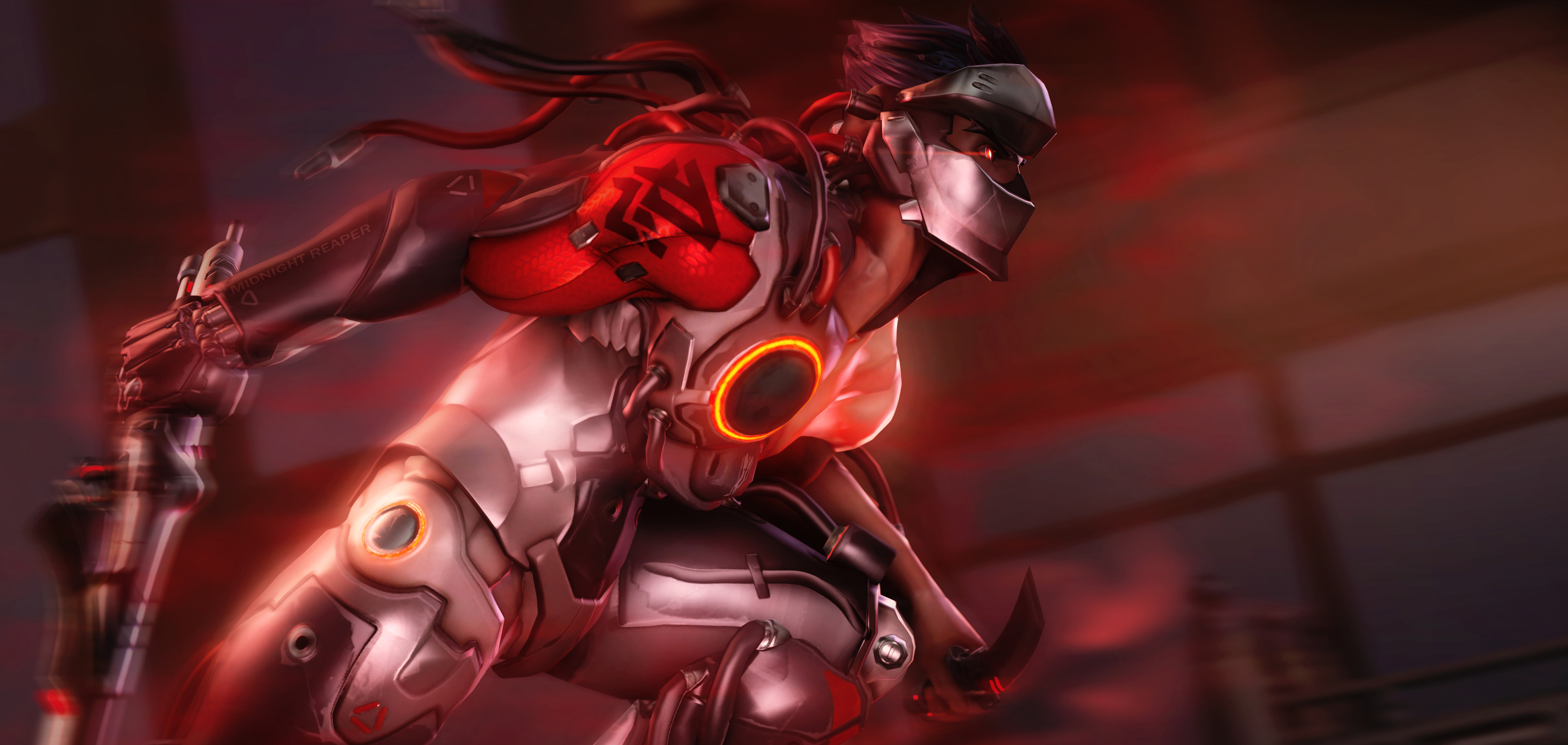 Genji from Overwatch 4K HD Wallpaper