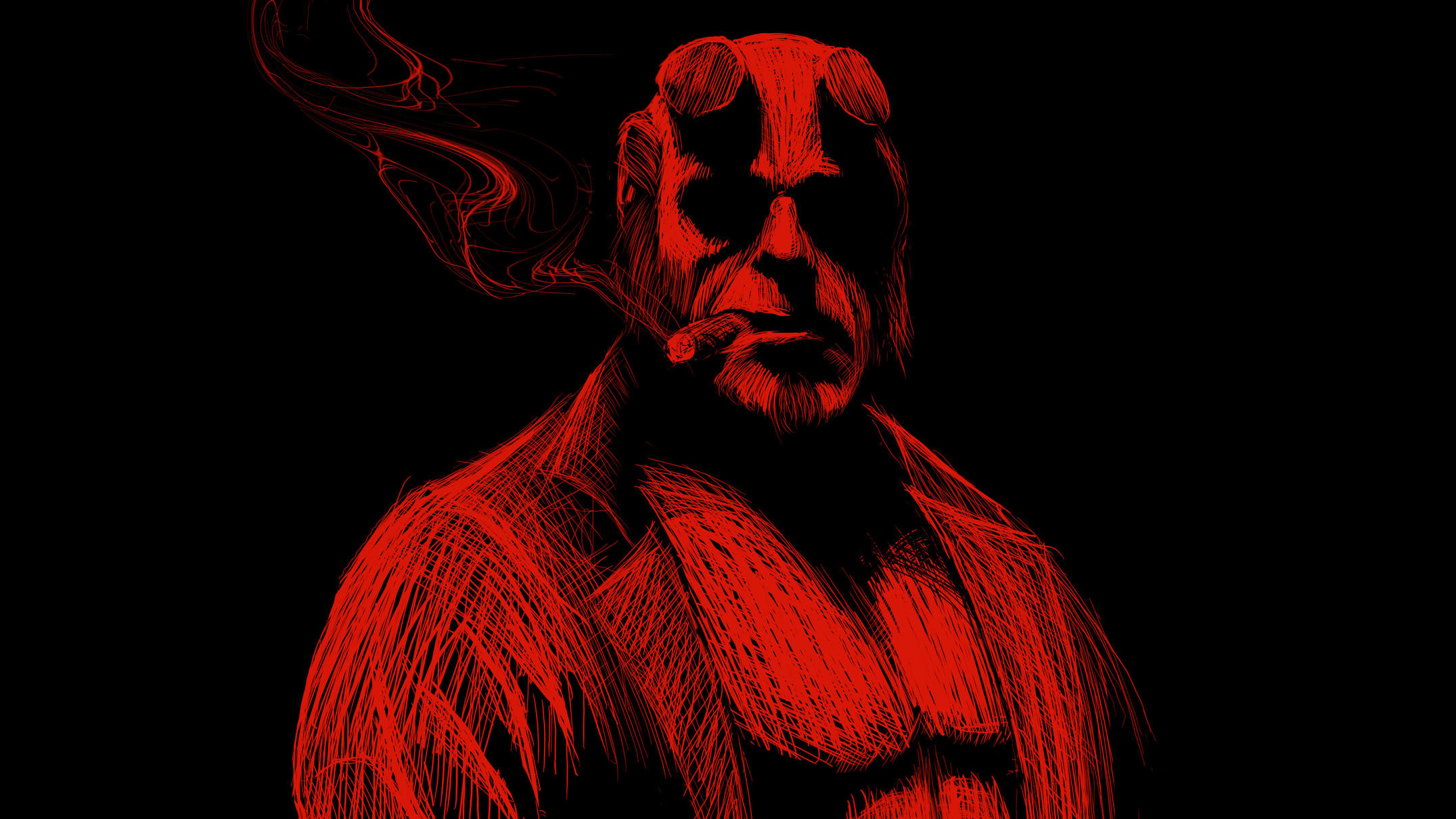 Hellboy from Dark Horse Comics HD Wallpaper