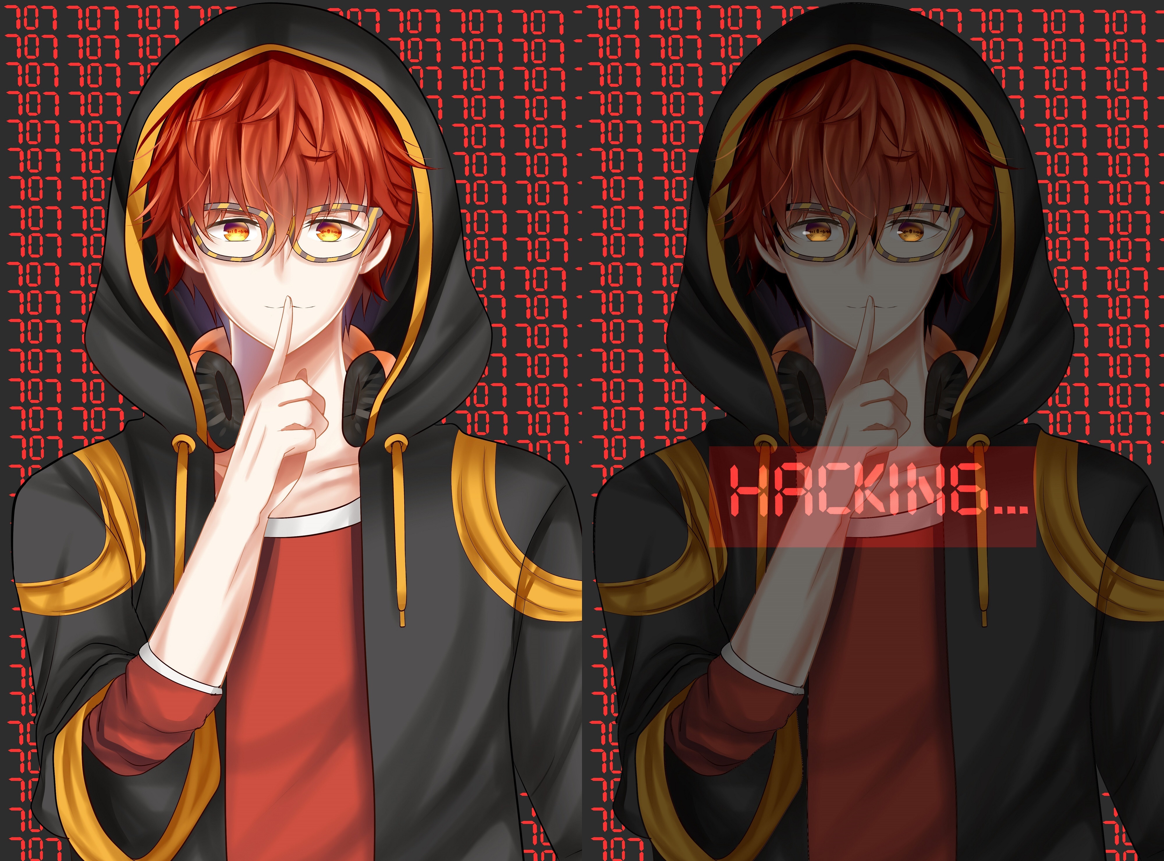 Seven from Mystic Messenger HD Wallpaper