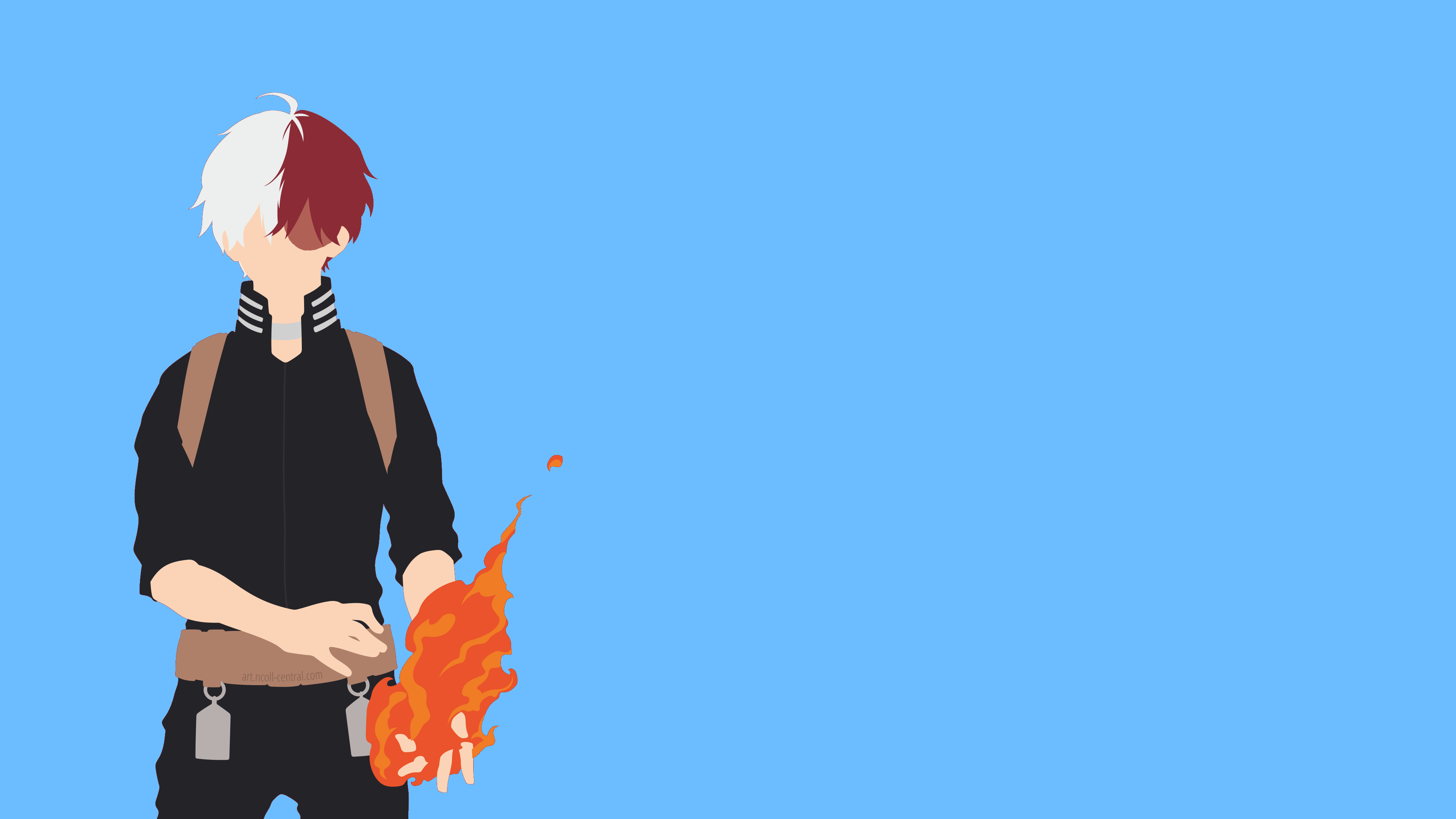 Shoto Todoroki from Boku no Hero Academia HD Wallpaper