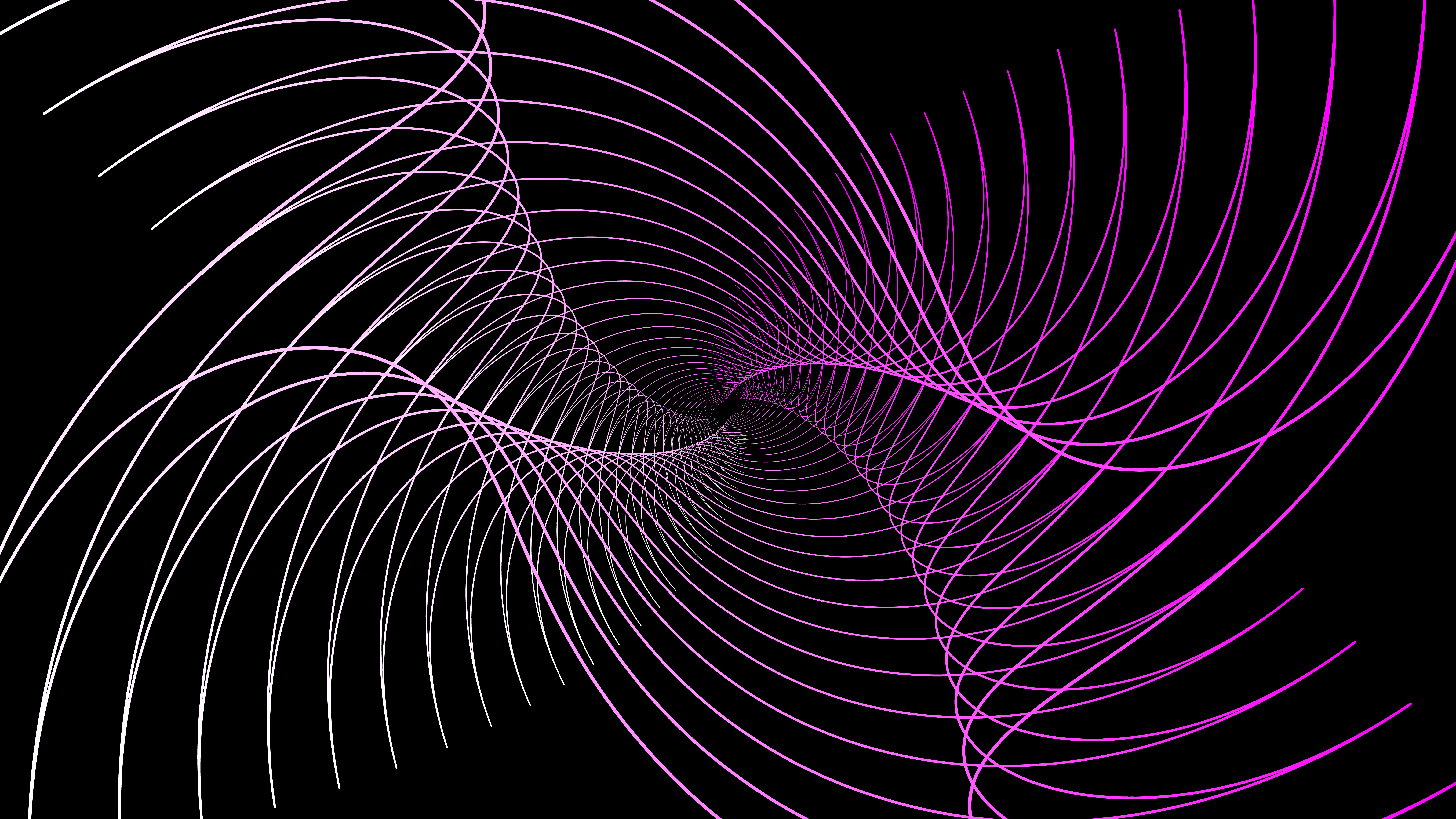 Abstract swirling lines with gradient effect HD Wallpaper