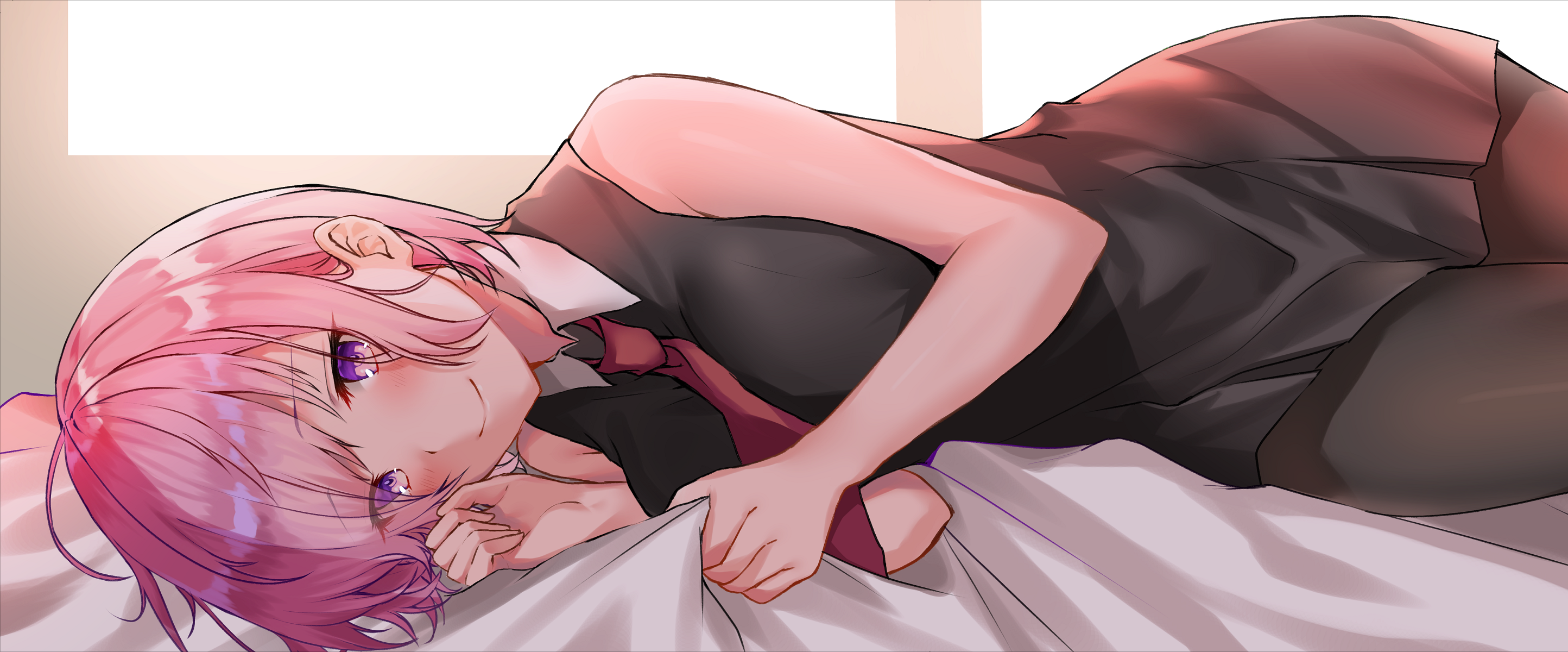 Mashu Kyrielight from Fate/Grand Order lying down HD Wallpaper