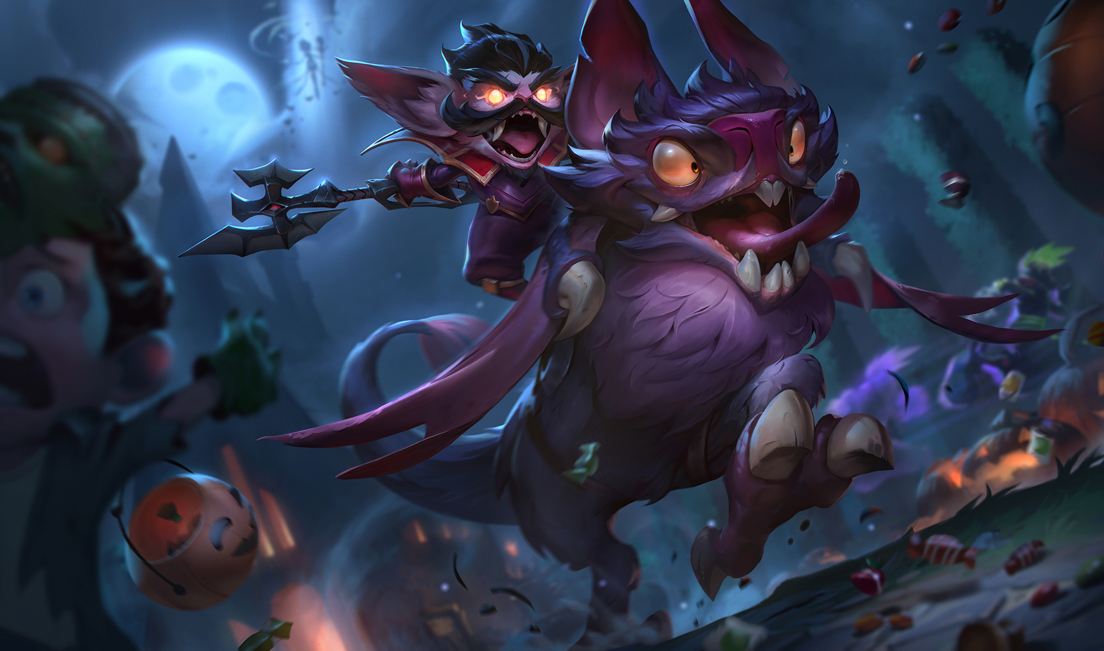 Kled and Skaarl from League of Legends HD Wallpaper