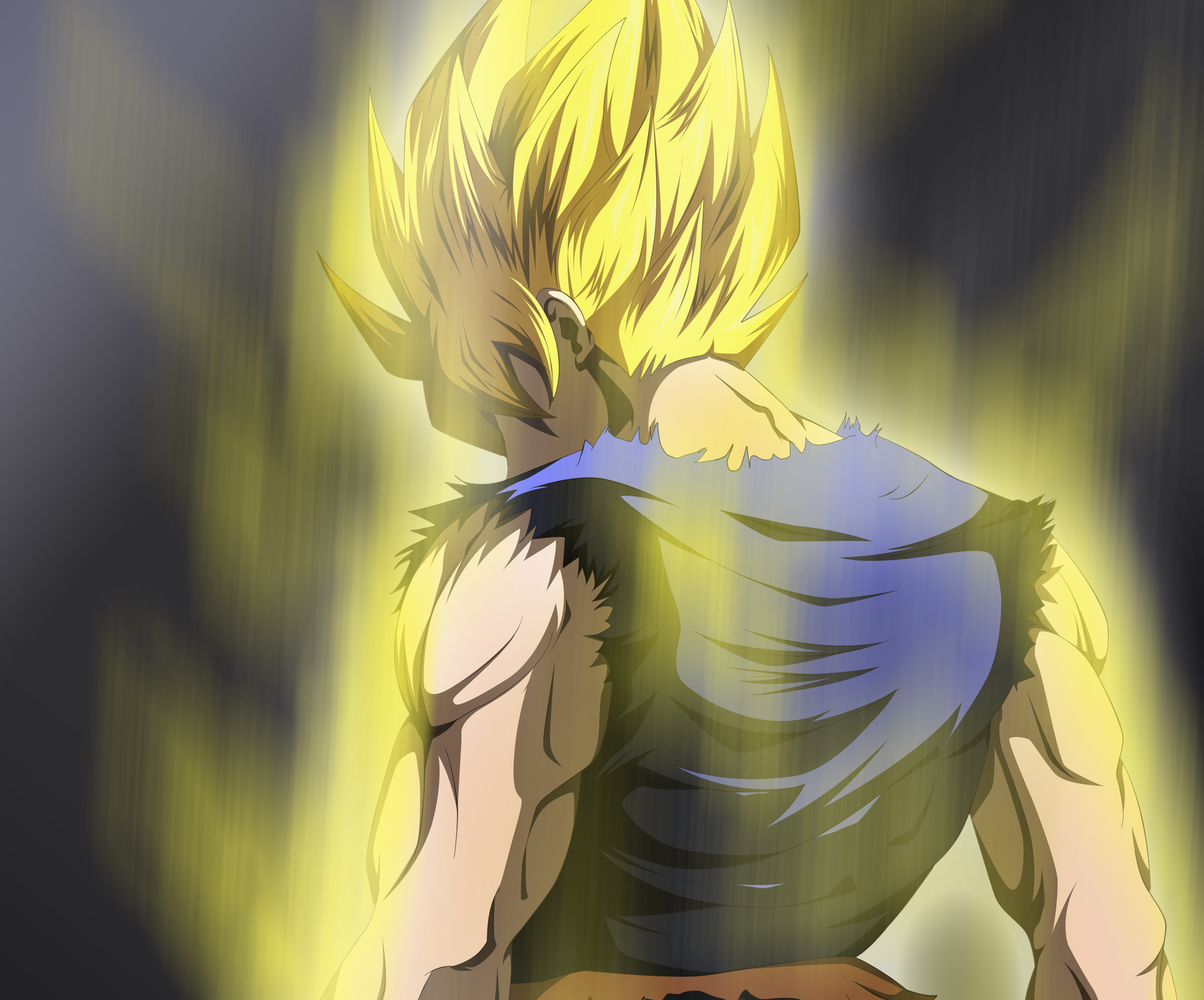 Goku from Dragon Ball Z as Super Saiyan HD Wallpaper