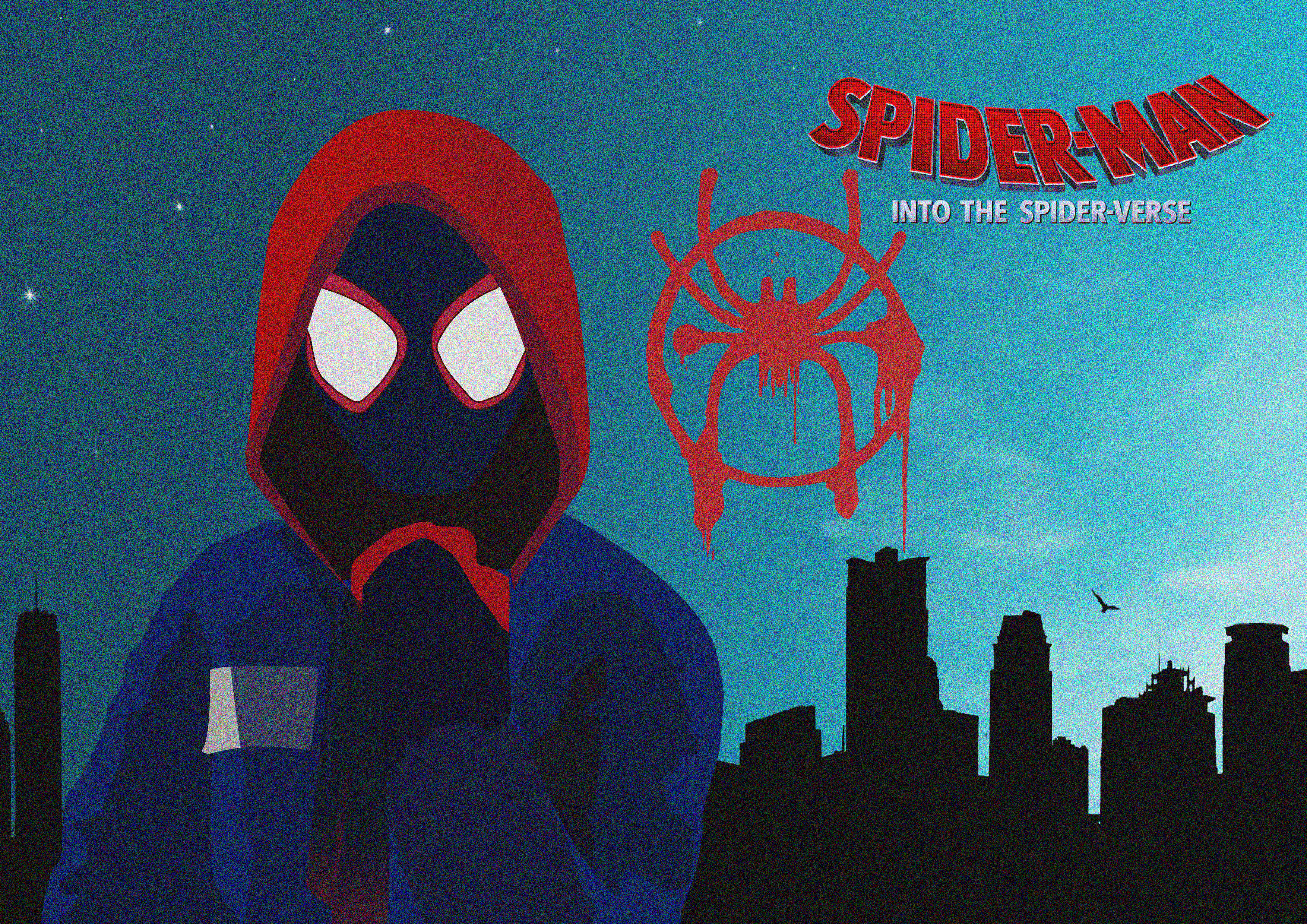 Miles Morales from Spider-Man: Into the Spider-Verse 4K HD Wallpaper