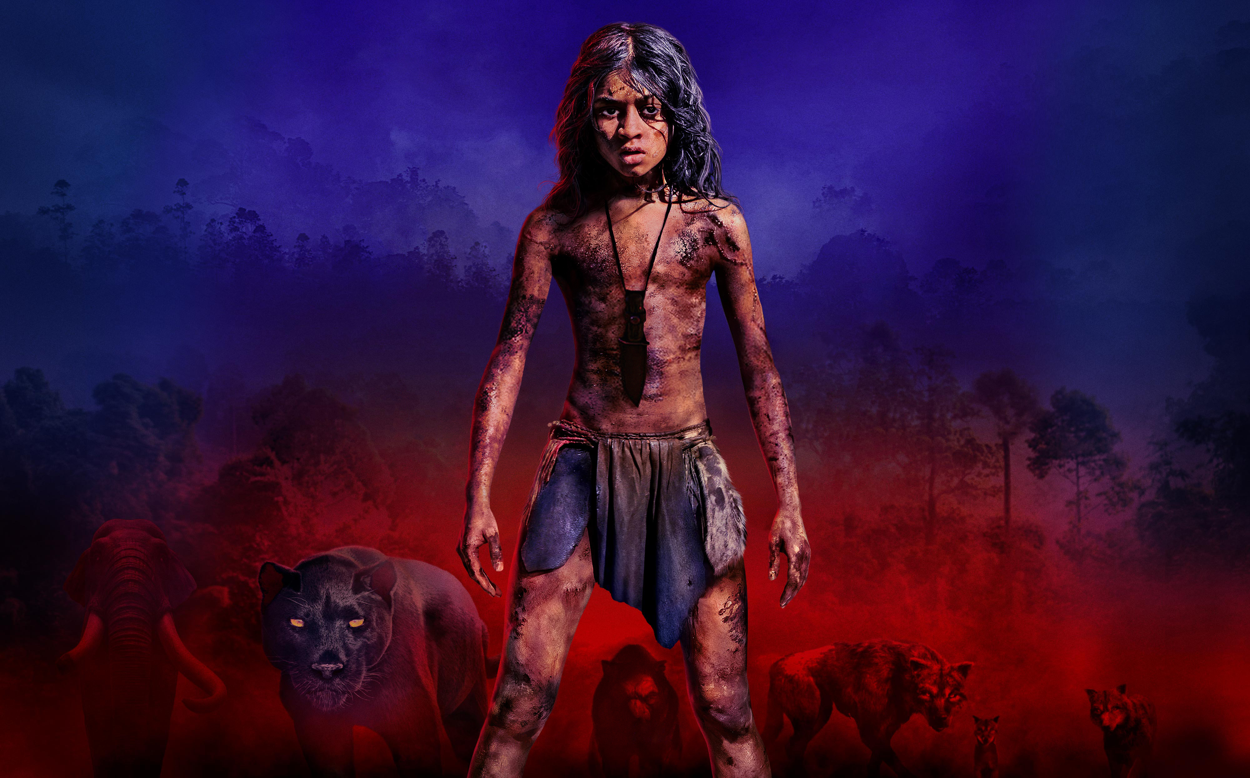Mowgli from The Jungle Book 4K HD Wallpaper