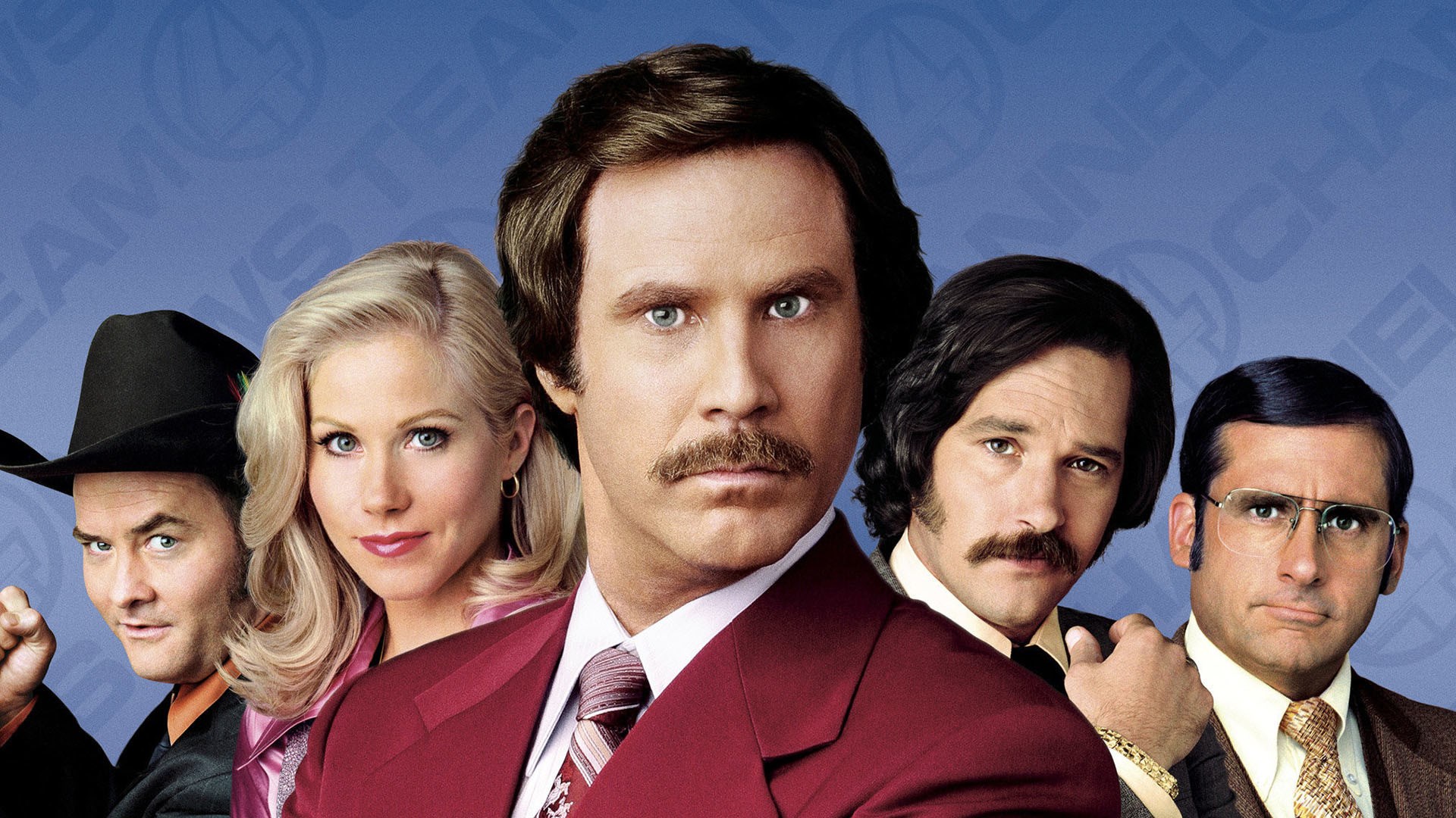 Anchorman: The Legend of Ron Burgundy cast HD Wallpaper
