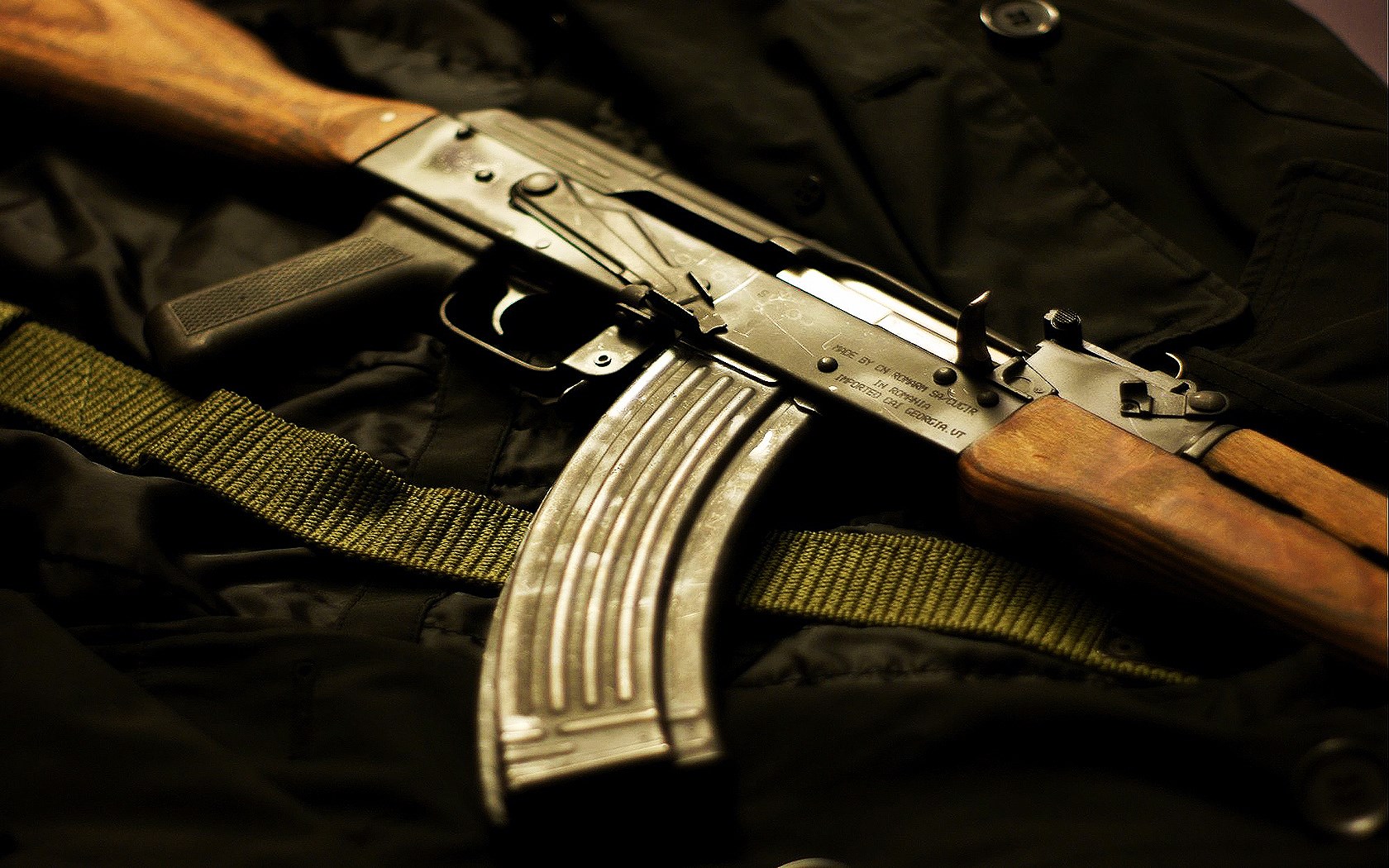 AKM Assault Rifle HD Wallpaper