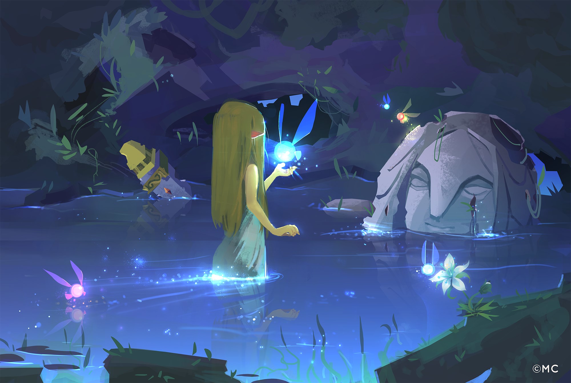 Link and Navi from The Legend of Zelda: Ocarina of Time HD Wallpaper