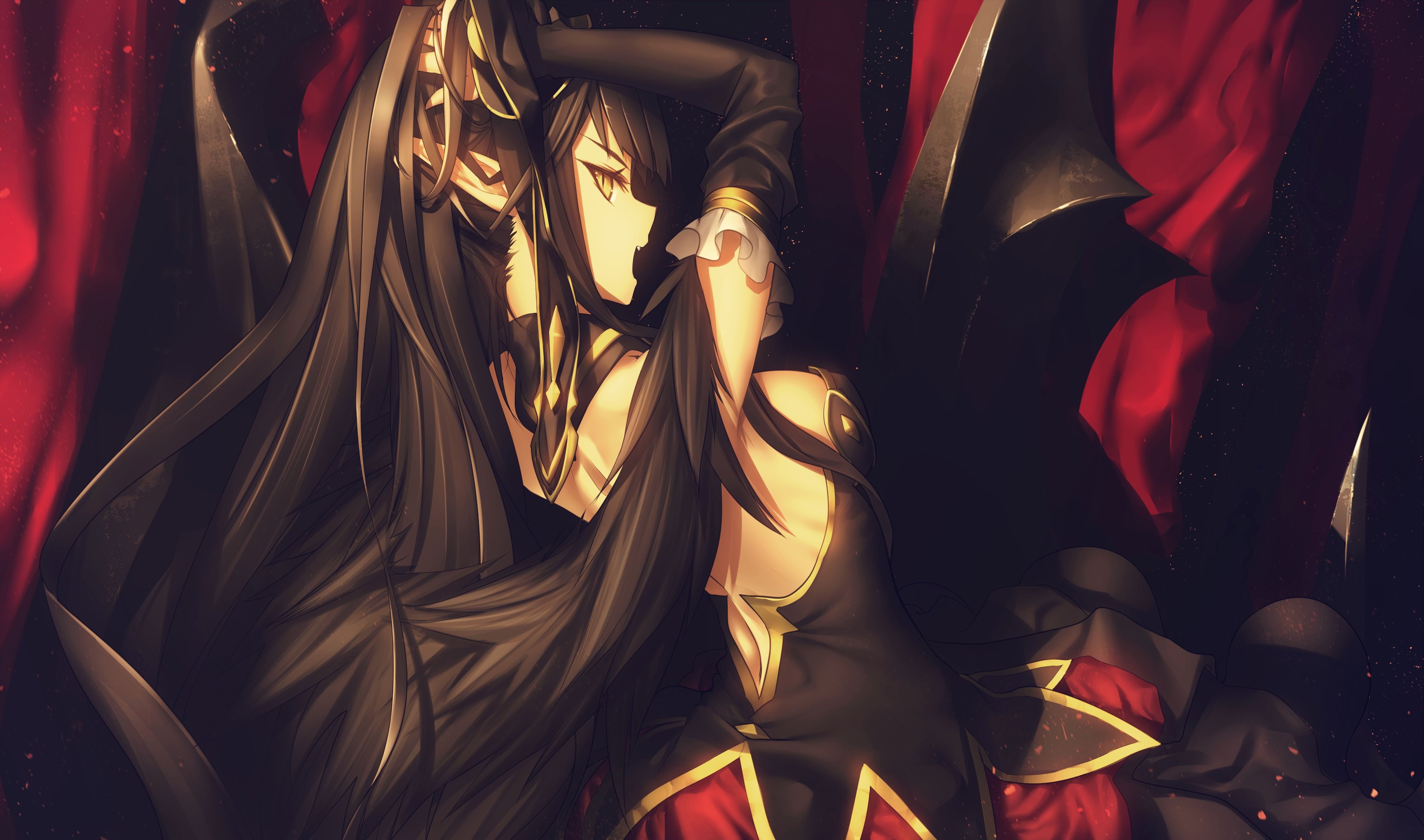 Fate/Apocrypha character in black and red outfit HD Wallpaper
