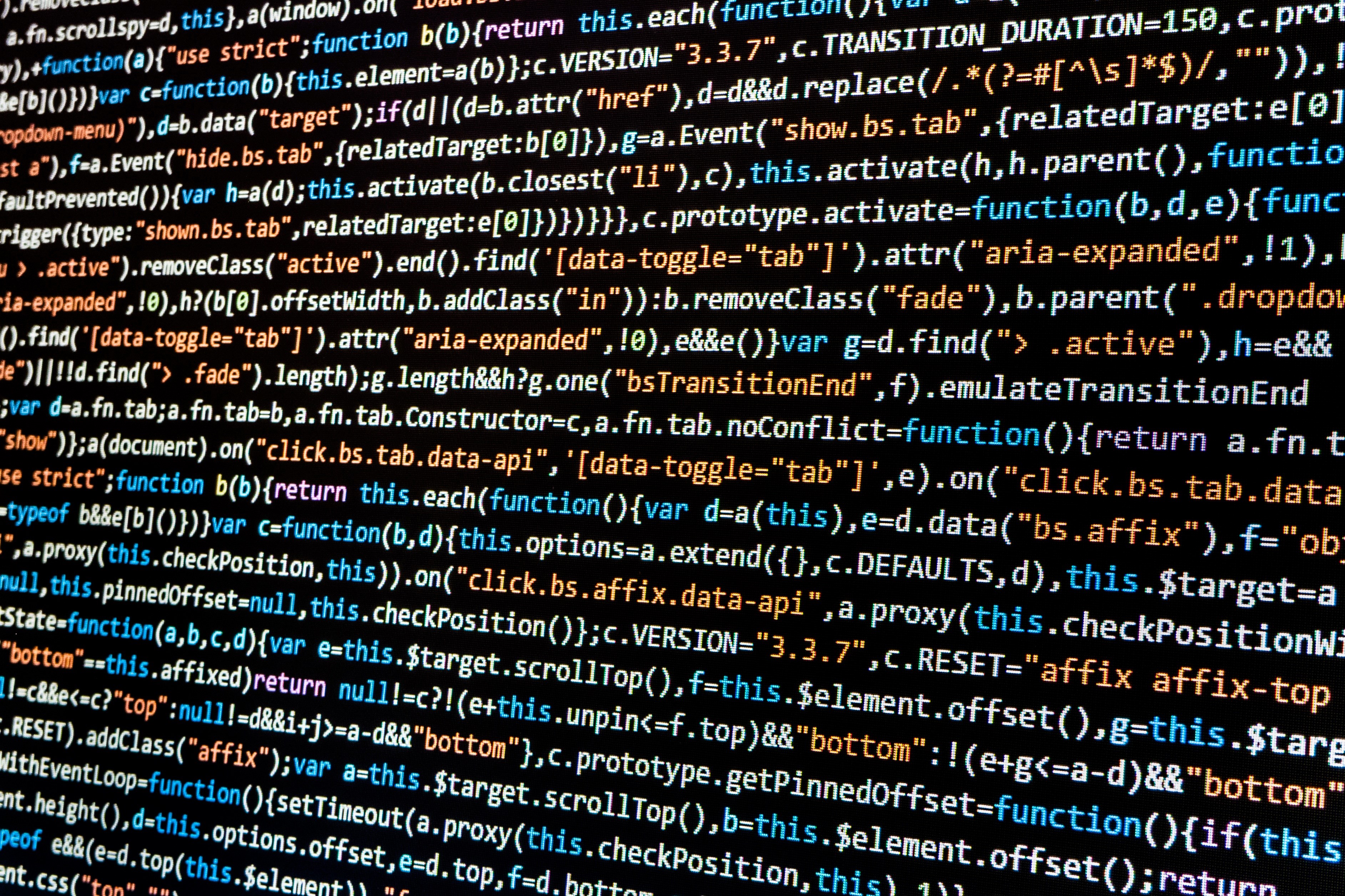 Code on a computer screen HD Wallpaper