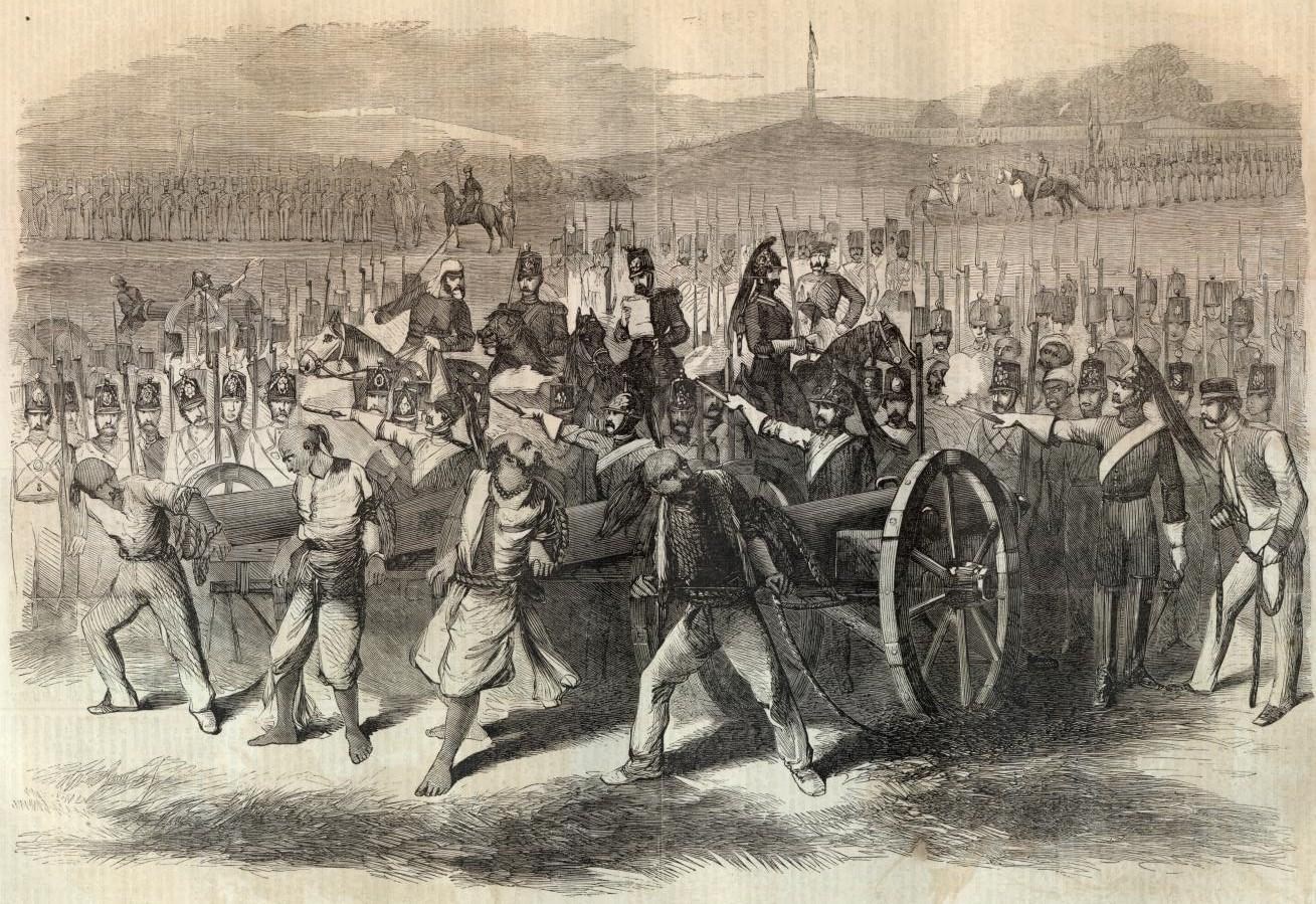 Execution by cannon in India HD Wallpaper