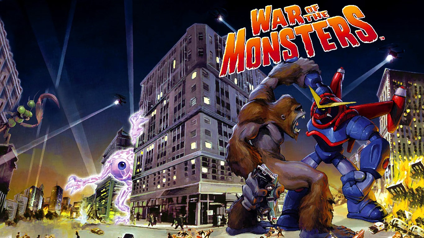 War of the Monsters game art HD Wallpaper