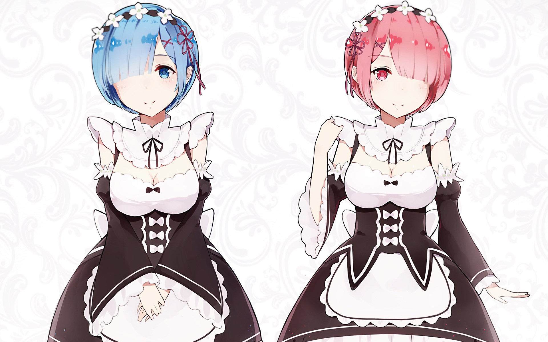 Rem and Ram from Re:Zero HD Wallpaper