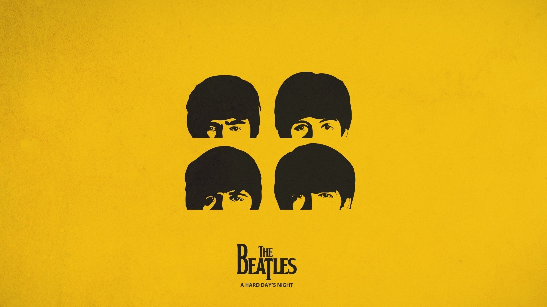 The Beatles A Hard Day's Night minimalist art HD Wallpaper