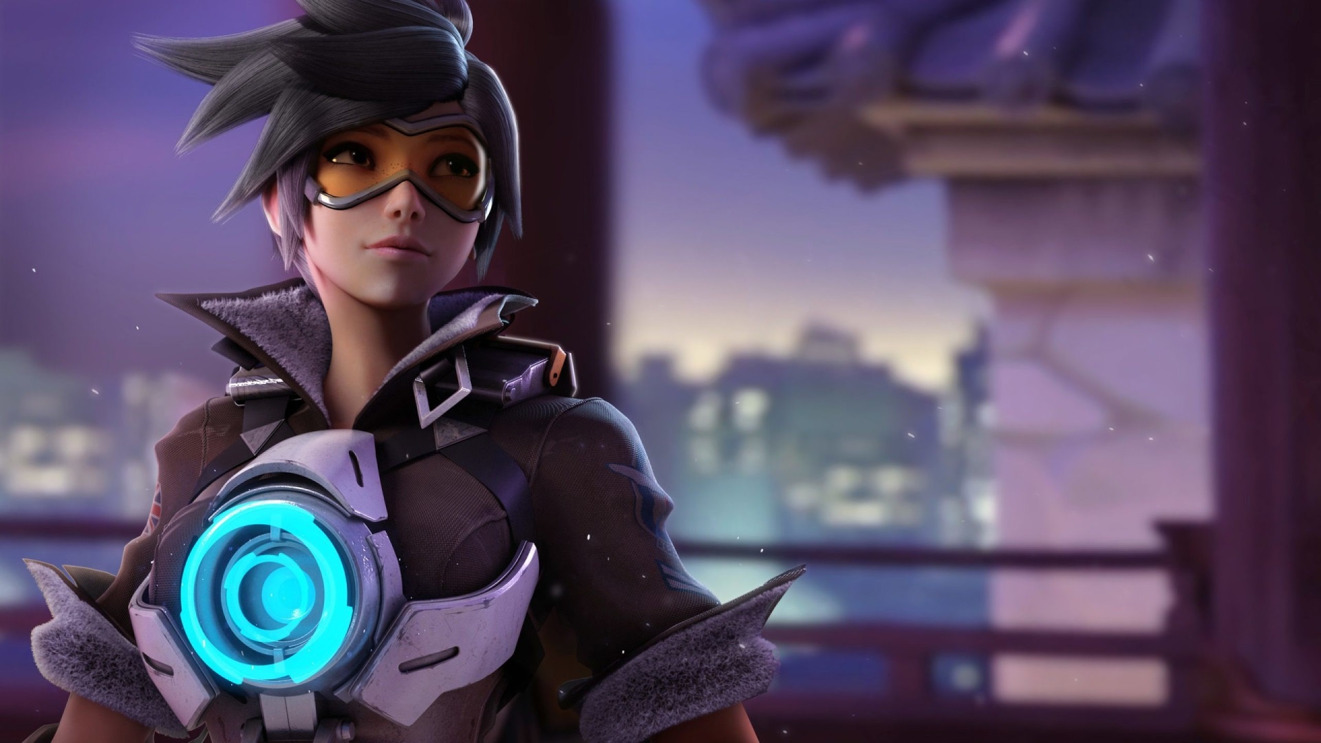 Tracer from Overwatch HD Wallpaper