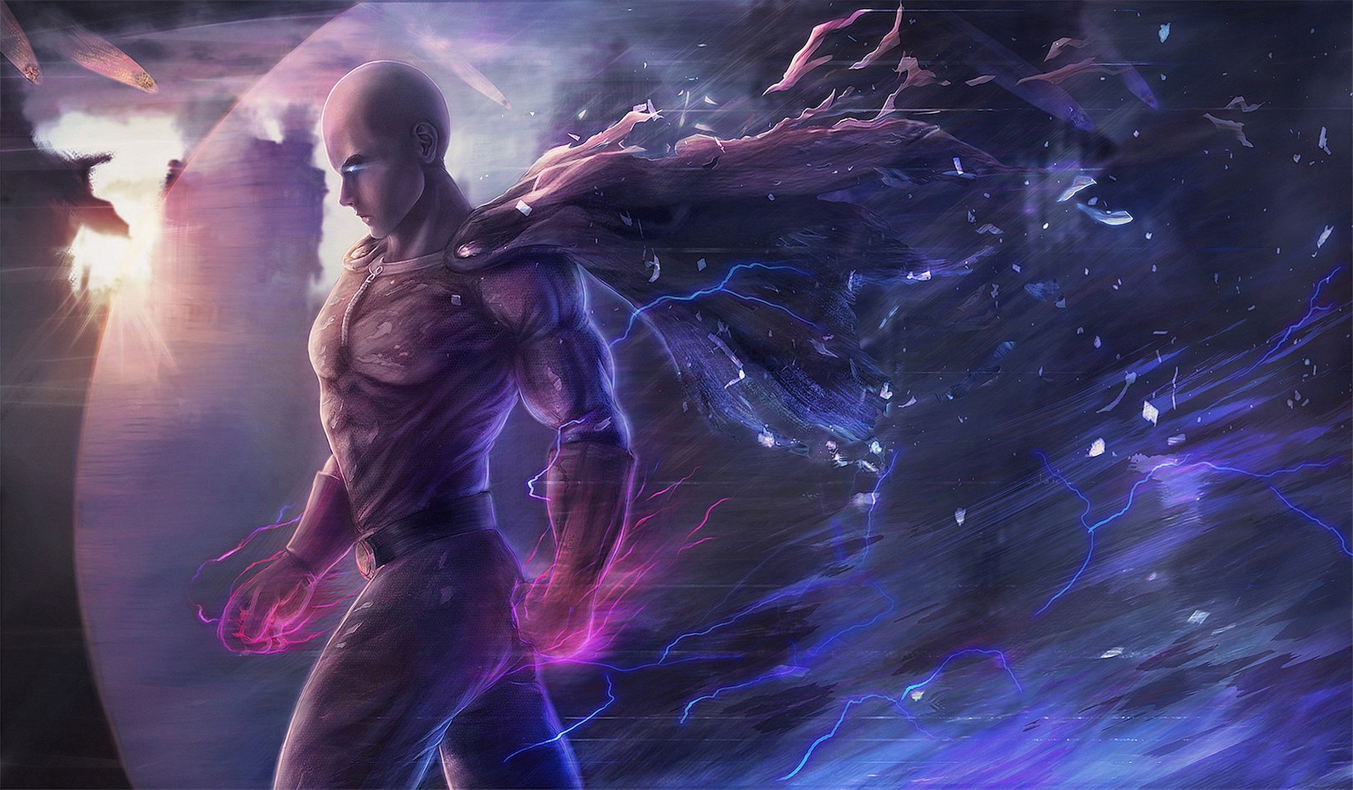 Saitama from One Punch Man HD Wallpaper